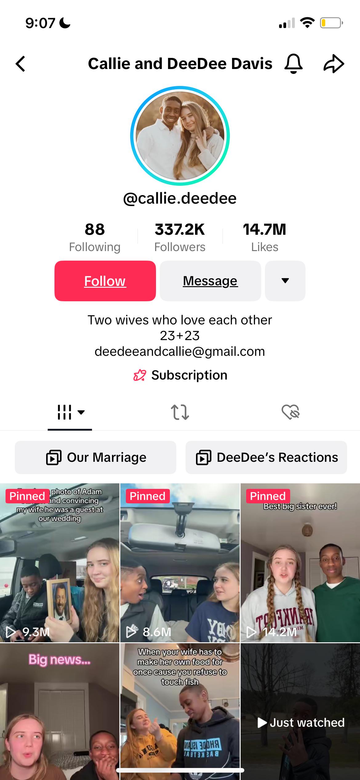 Callie and Dee Dee Davis? : tiktokgossip