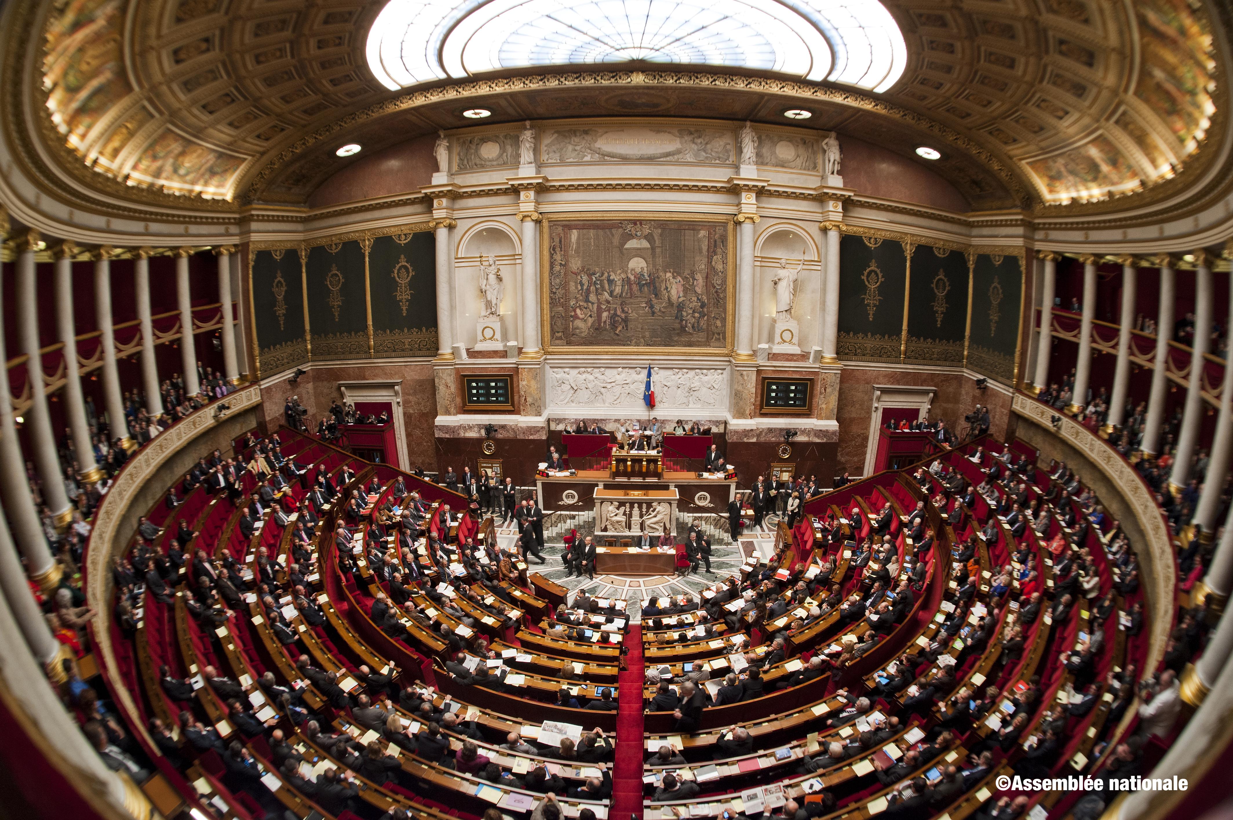 The French Parliament in Paris, France [4256x2832] r/RoomPorn