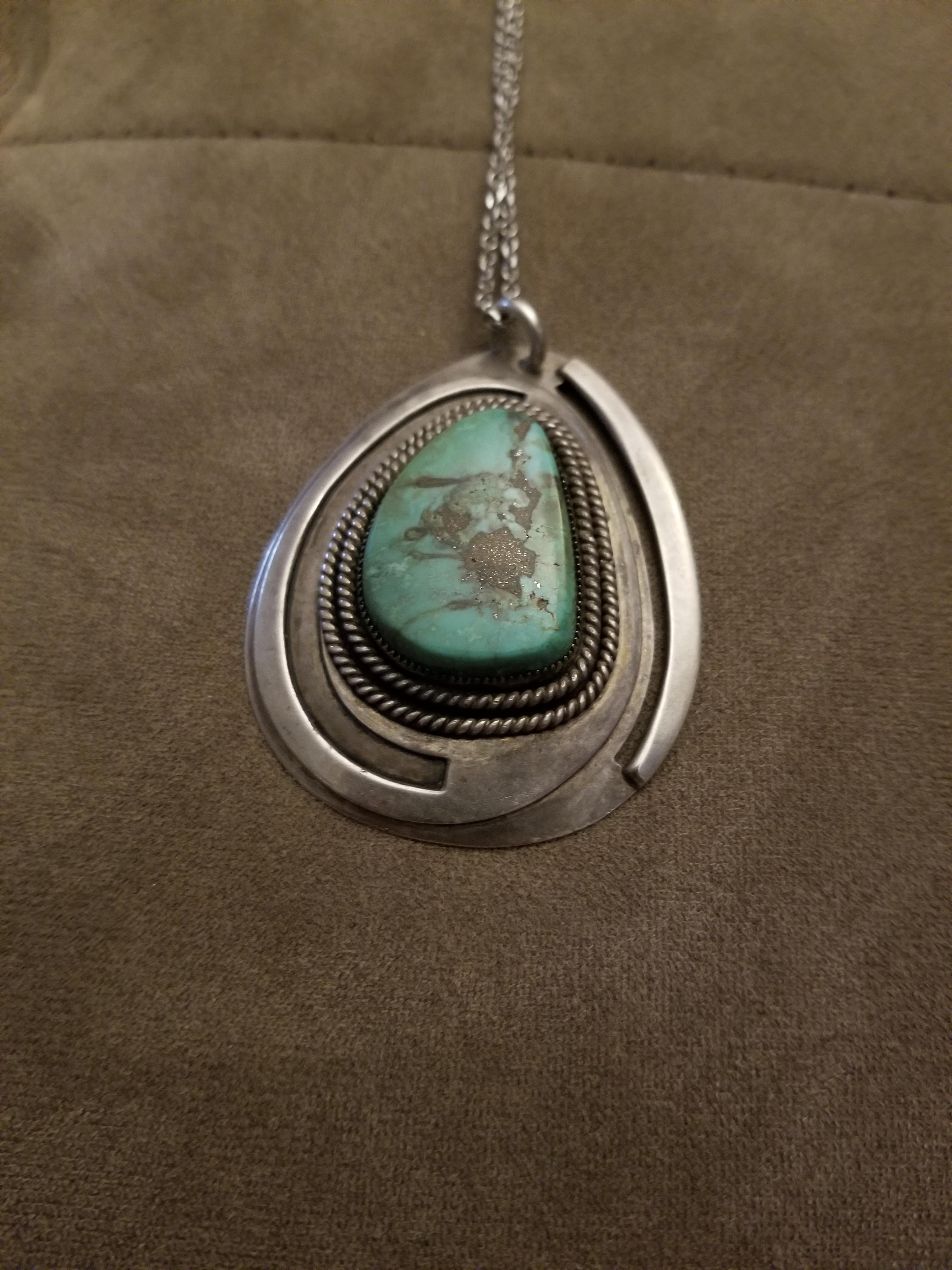 Turquoise pendant given to me by a friend, how to clean and polish? r