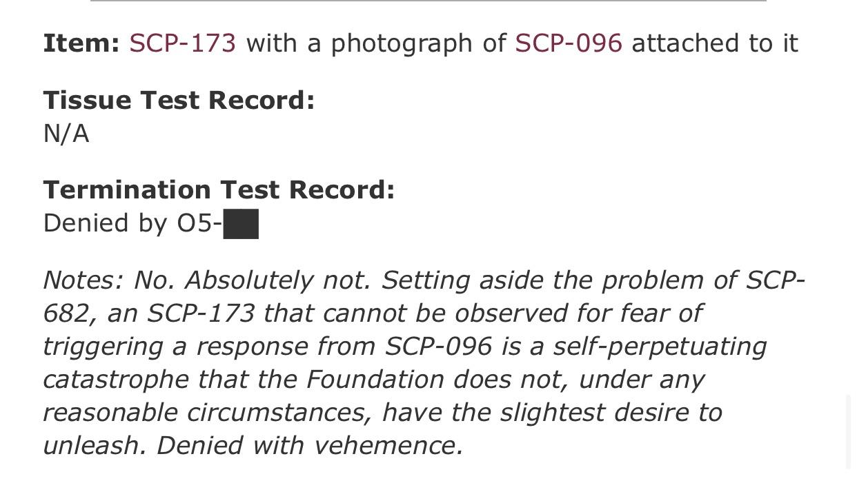 My favorite SCP682 termination log entry SCP