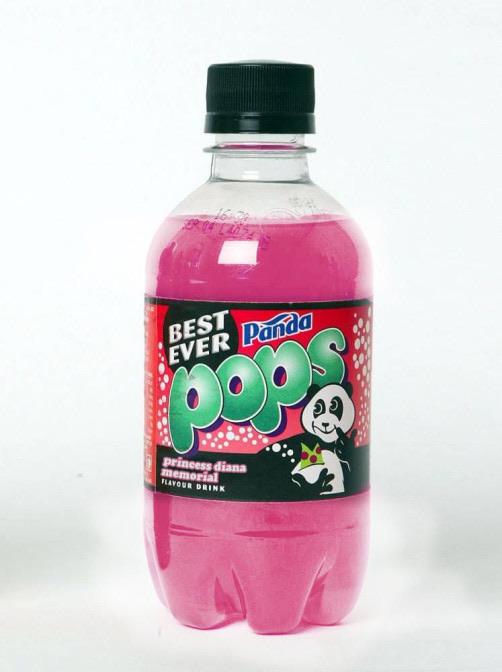 What was the drink called that looked like panda pops, but had a white