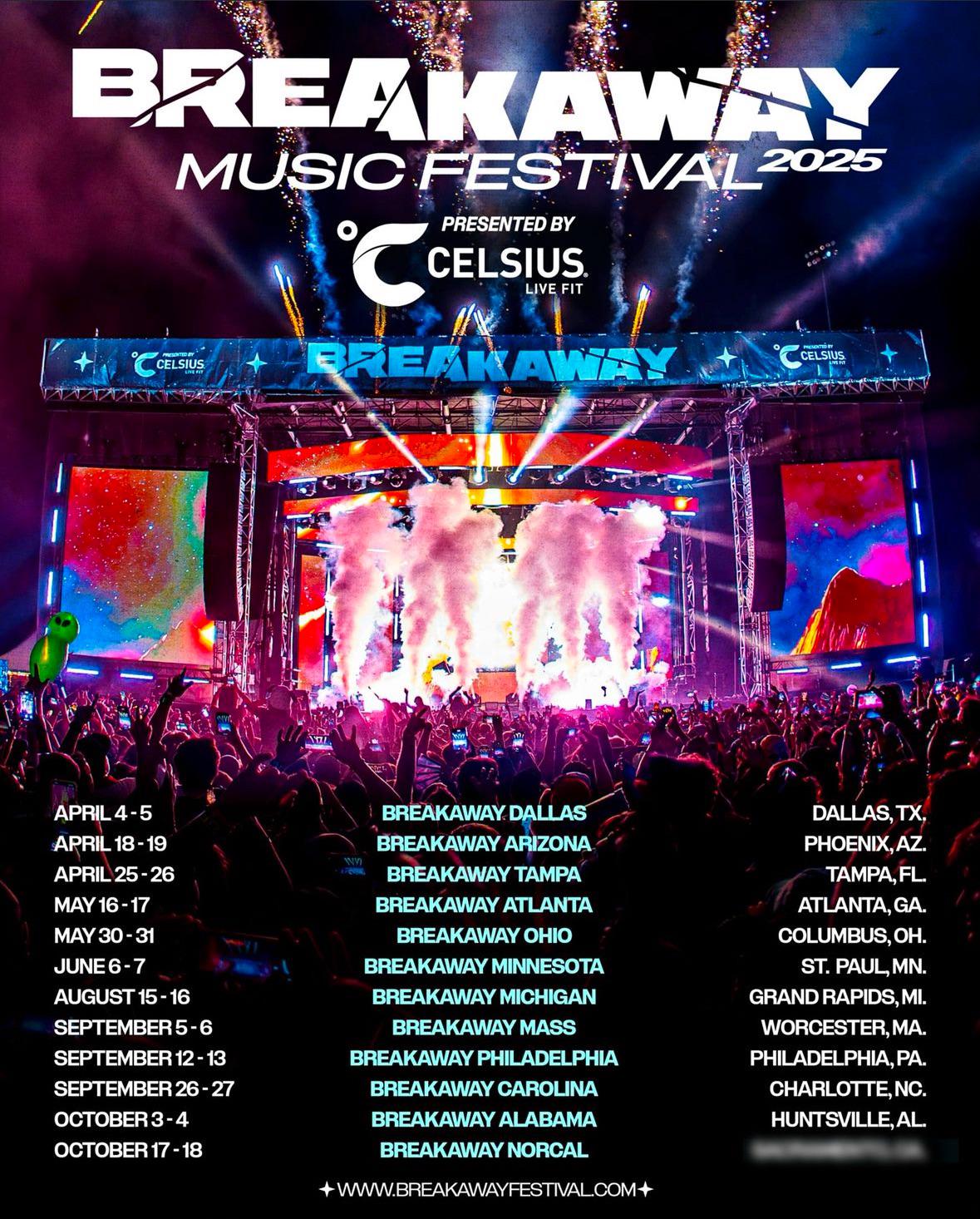 Breakaway Music Festivals 2025 r/EDM