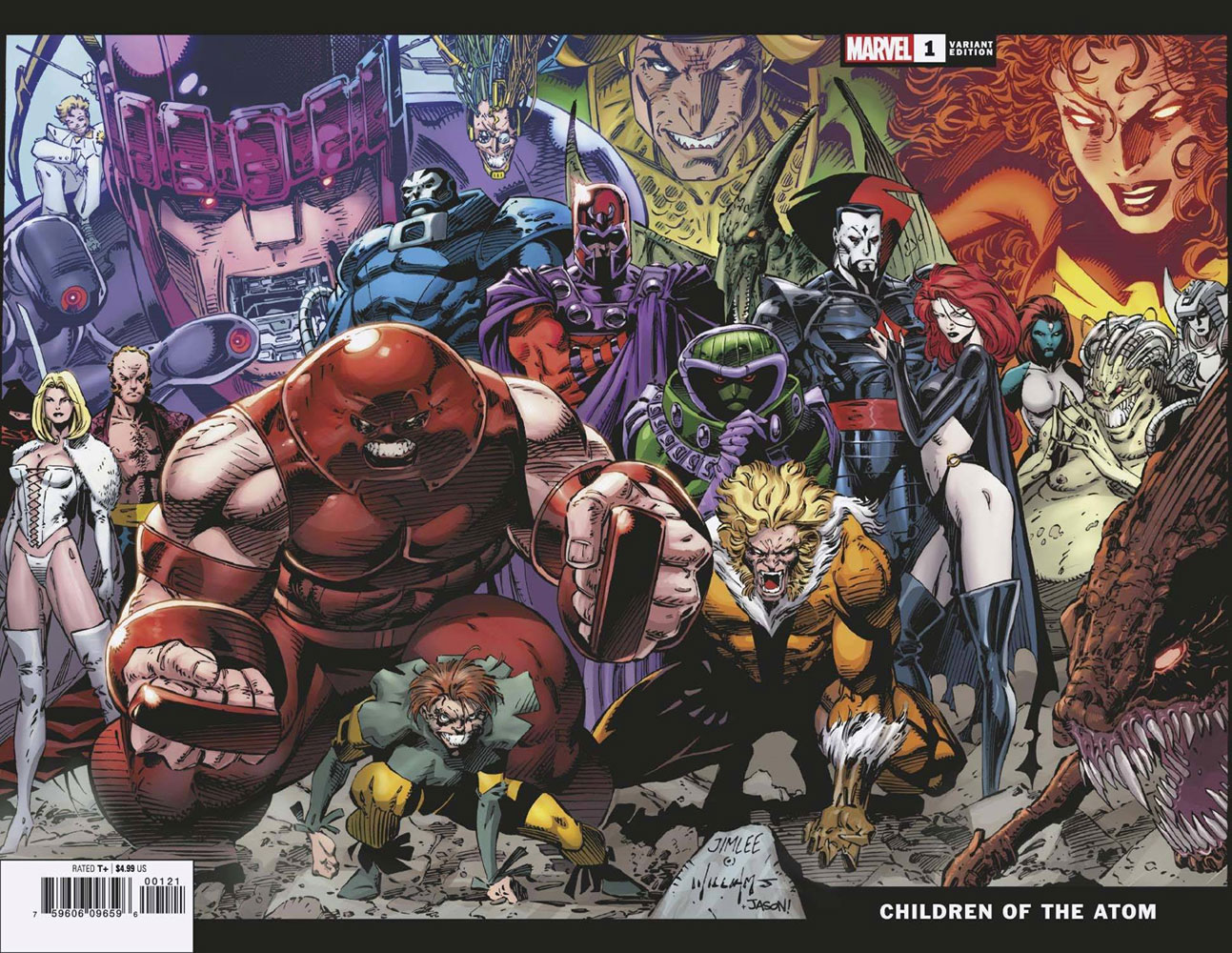 Children Of The Atom 1 100 Jim Lee Secret Variant Not So Secret Anymore Wraparound Cover R Xmen