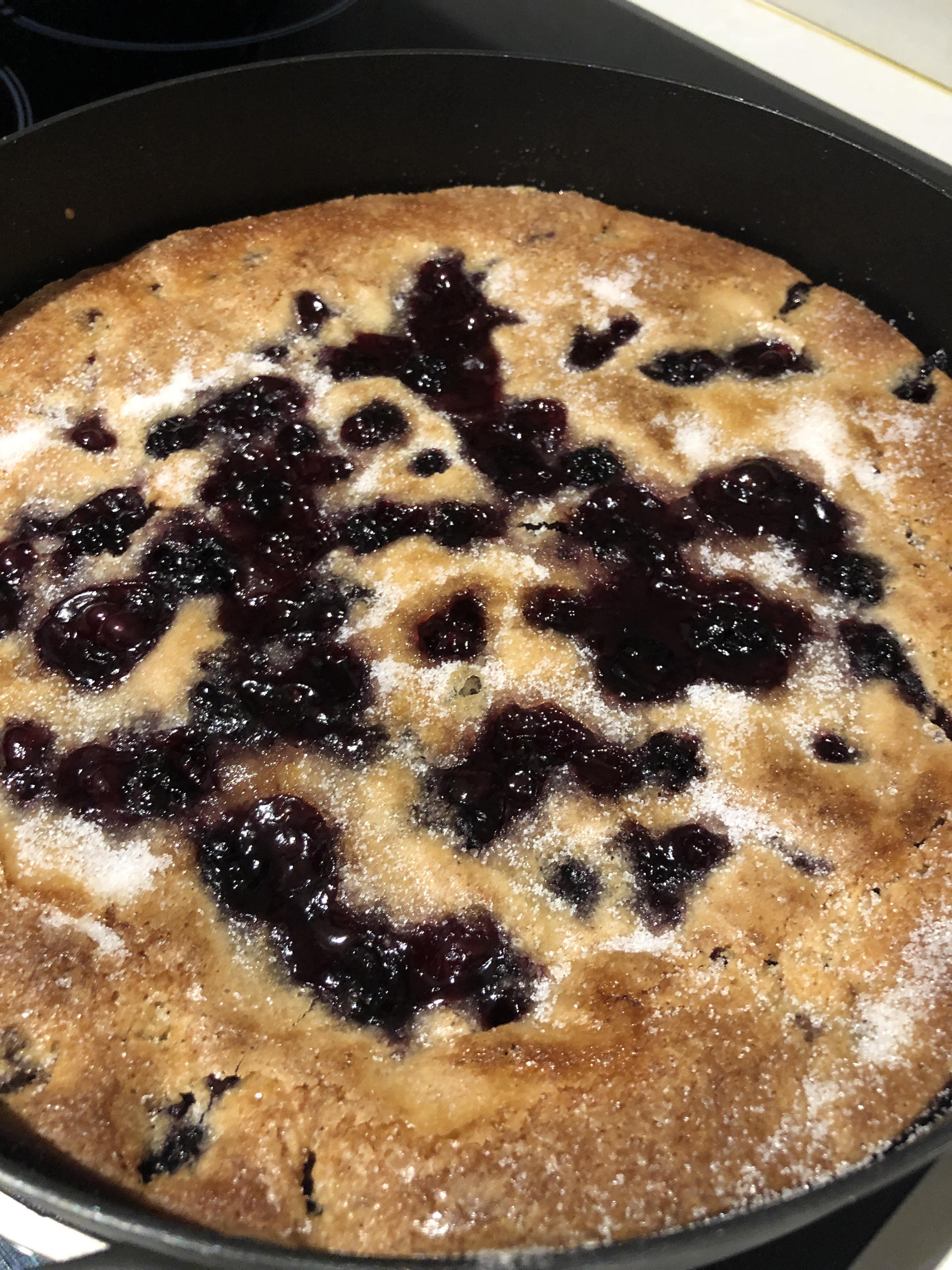 blackberry cobbler!! this is actually the best dessert i've ever made and it was so easy like