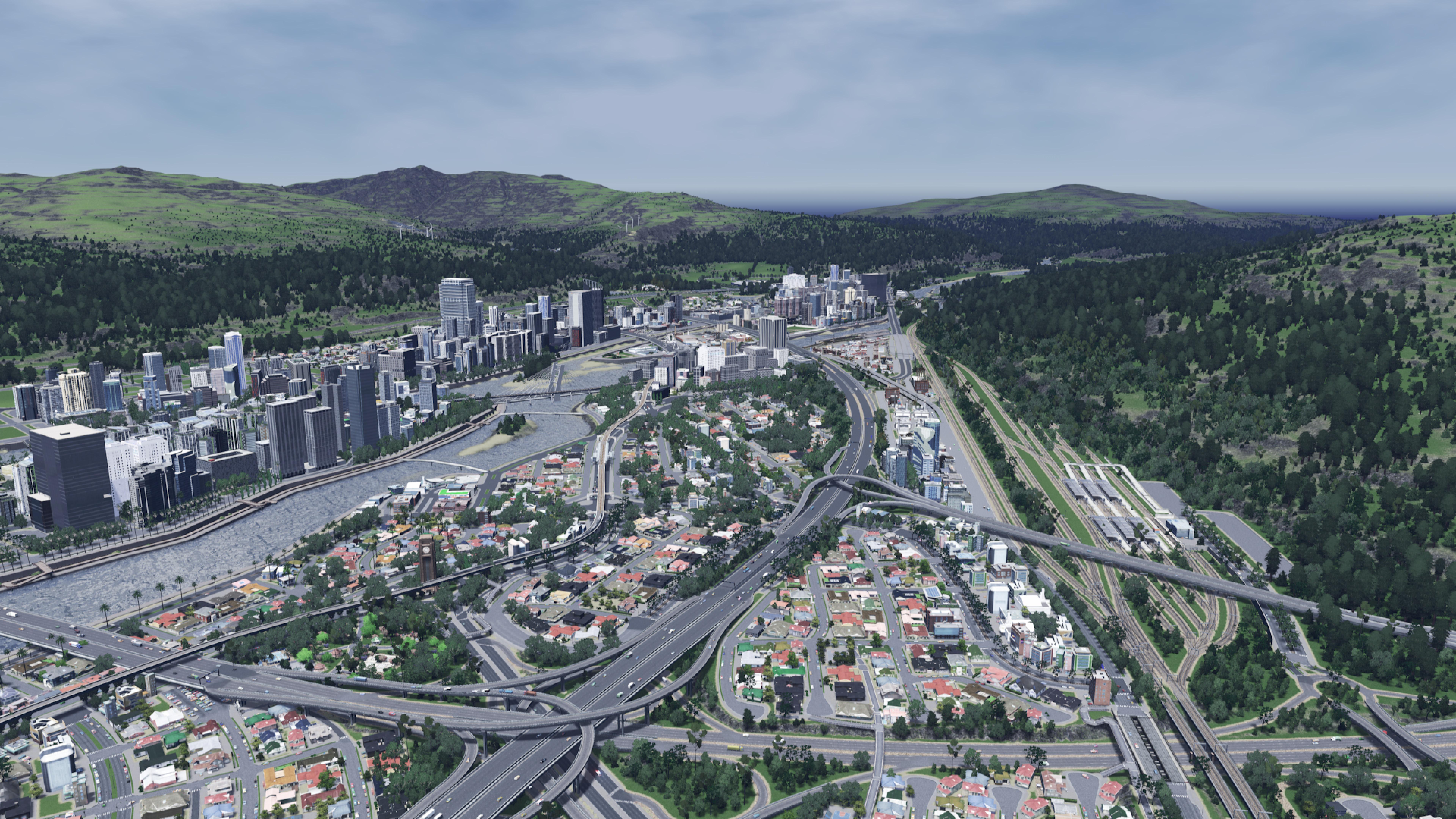 The city so far CitiesSkylines