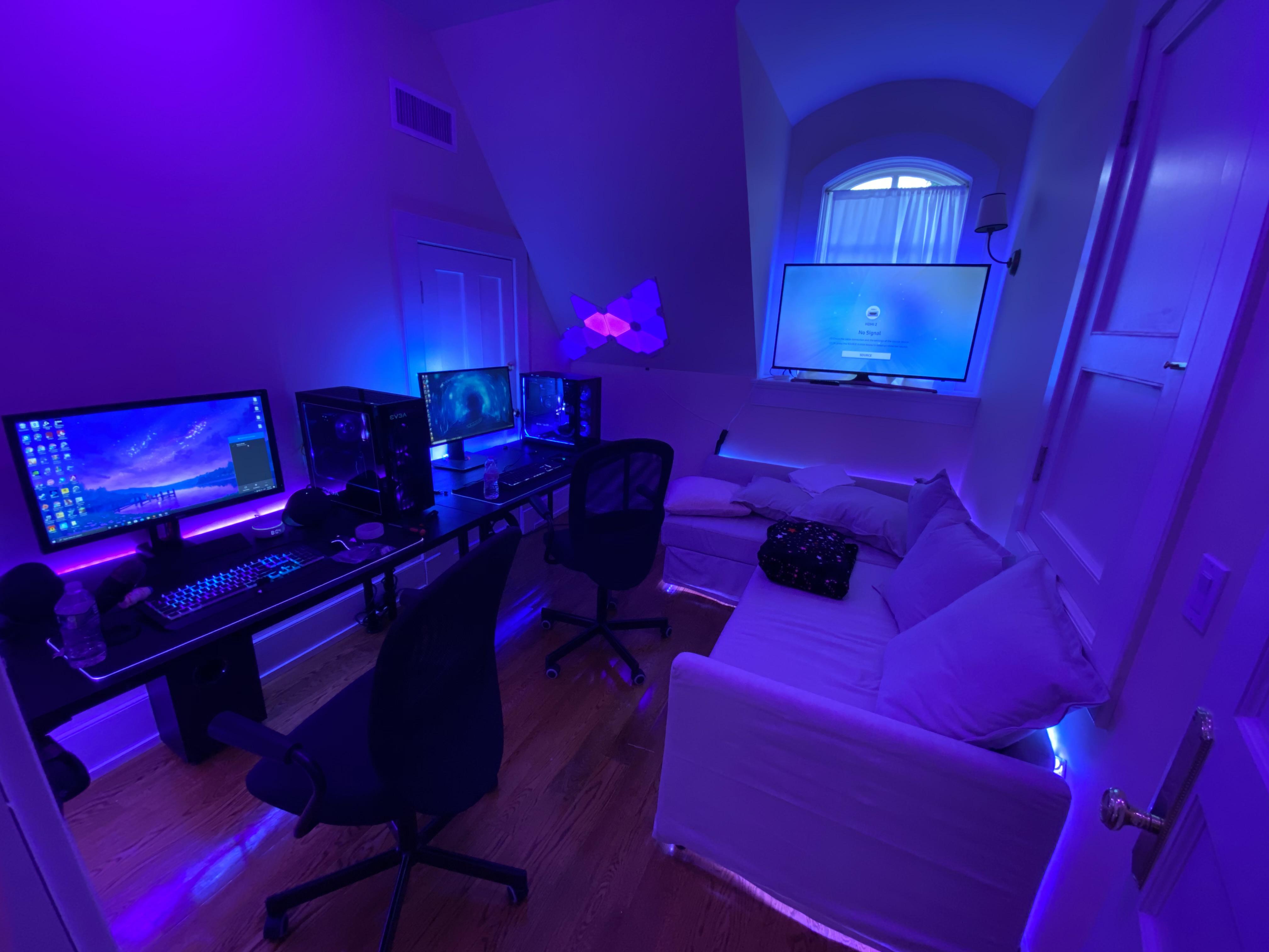 Gaming den I built for my twin 8 year old sisters. r/pcmasterrace