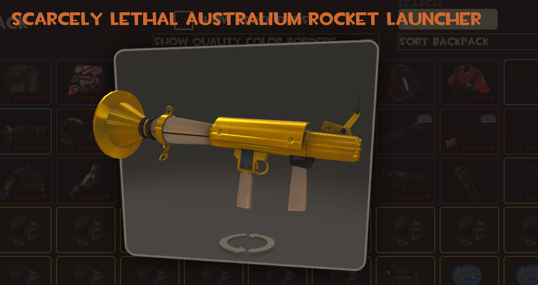 Finally got my first Australium Drop r/tf2