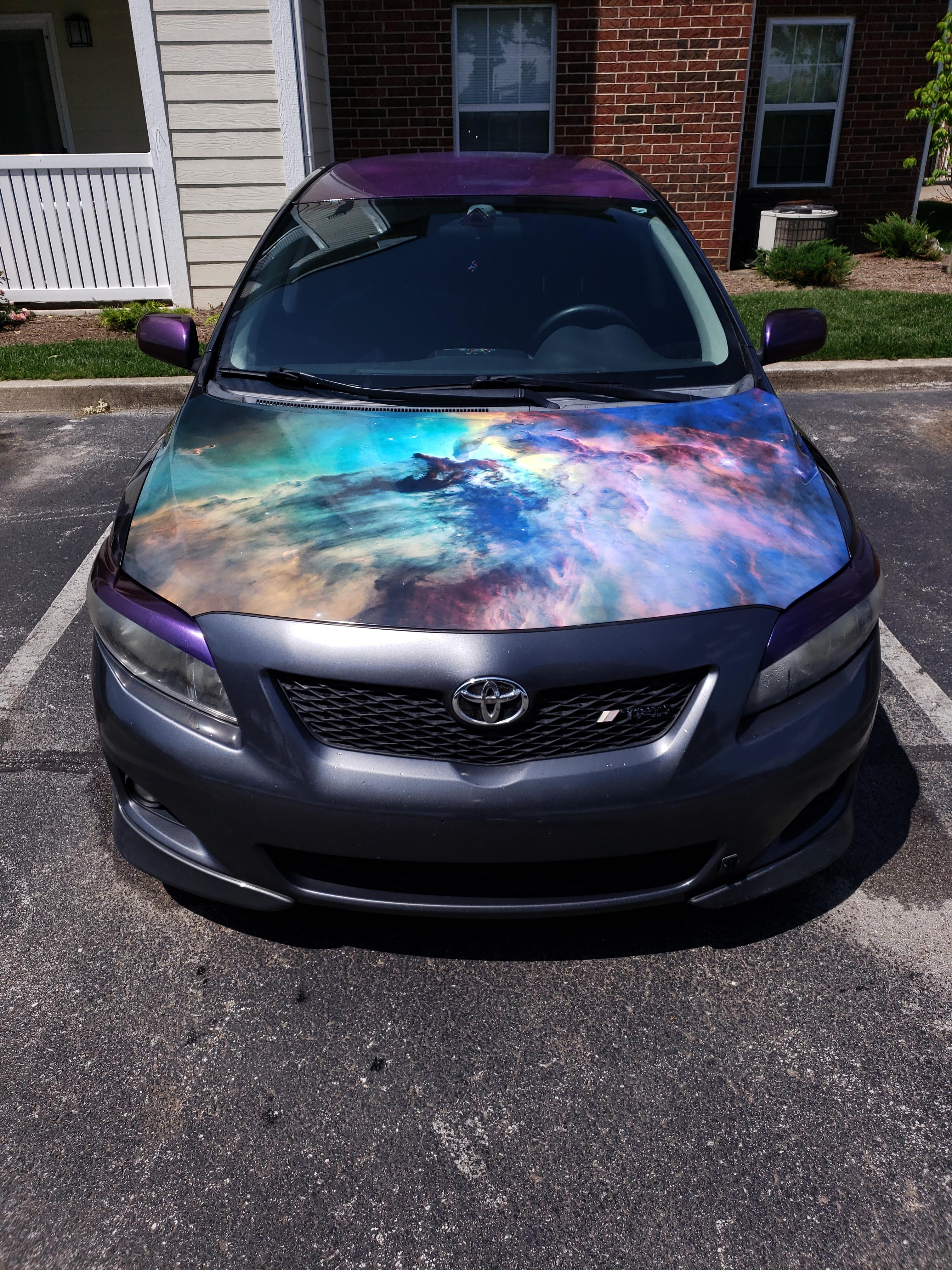 Amazing what a HP 365 Latex printer and 3M LX480mc can do! r/CarWraps