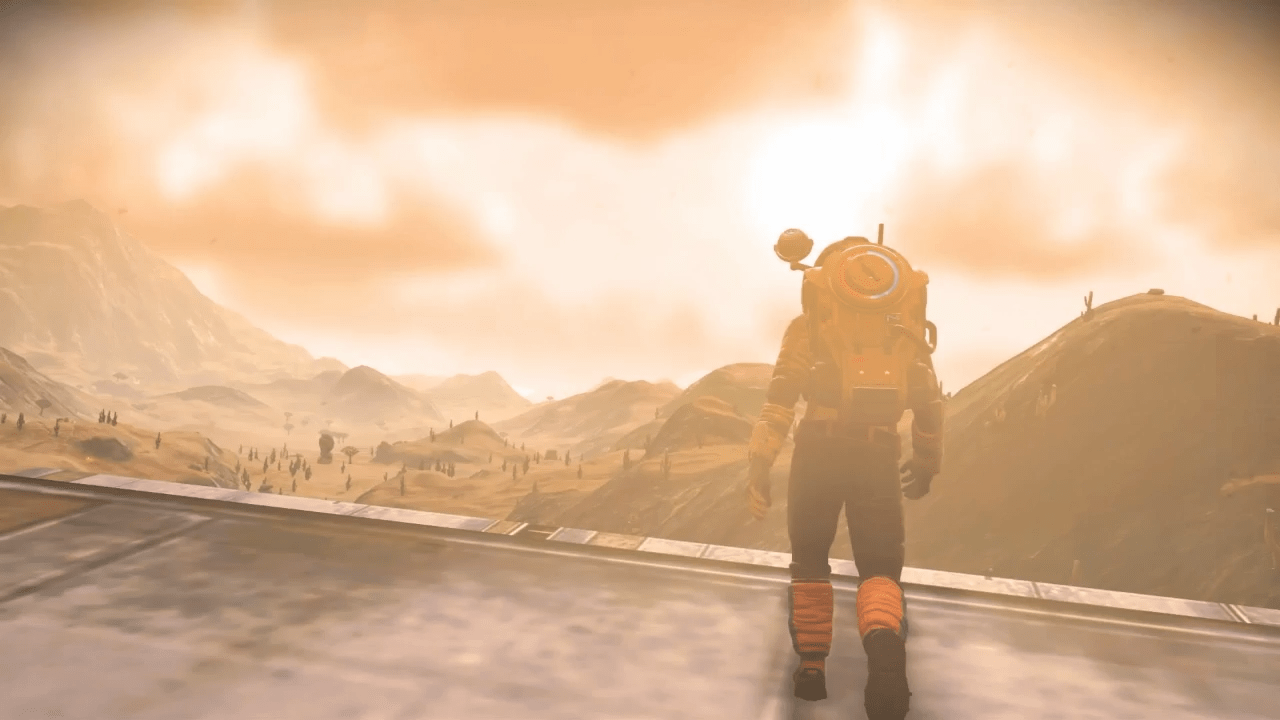 "Patrolling the Mojave almost makes you wish for a nuclear winter" NoMansSkyTheGame