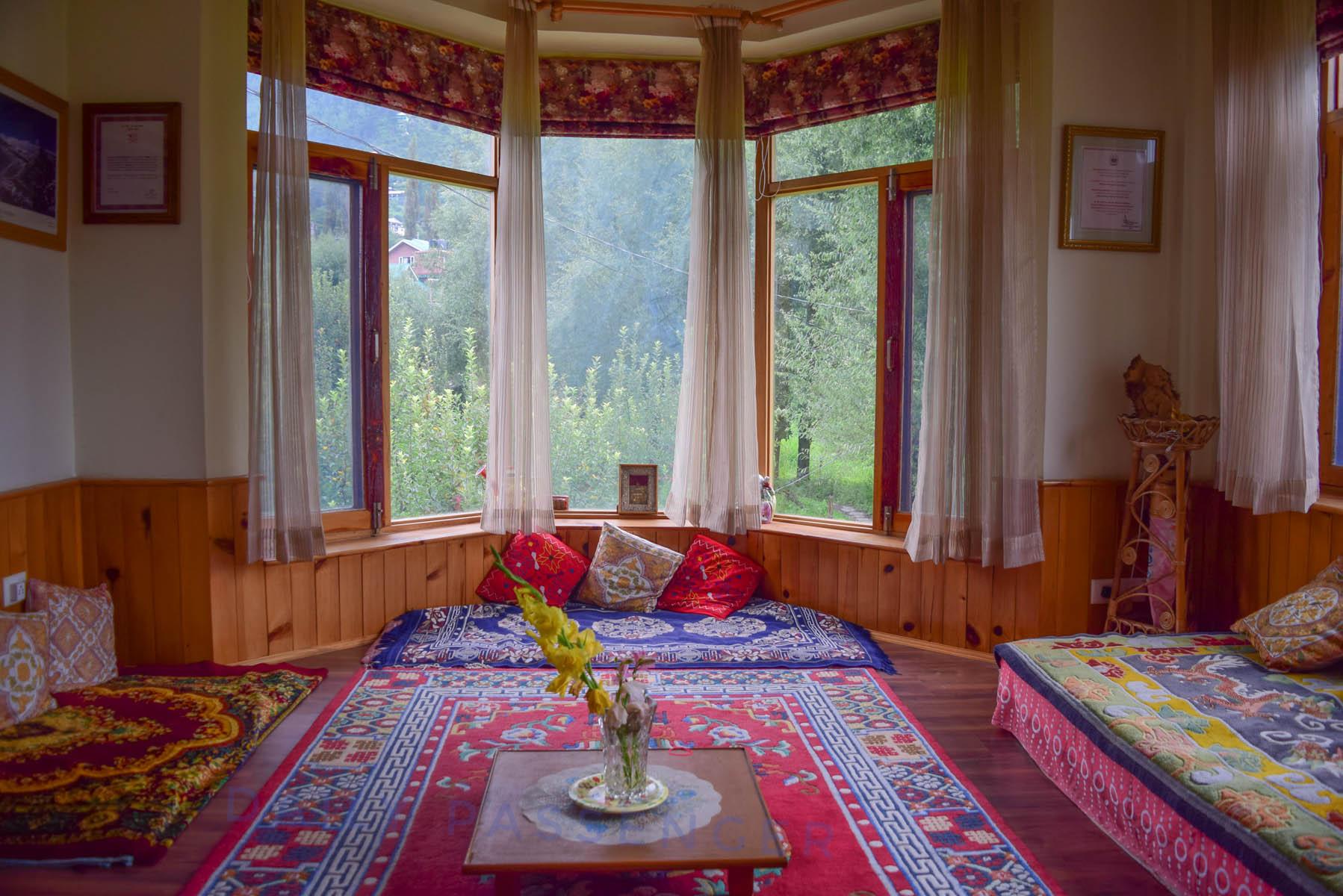 Interiors of a traditional Kulluvi home . Himachal Pradesh r