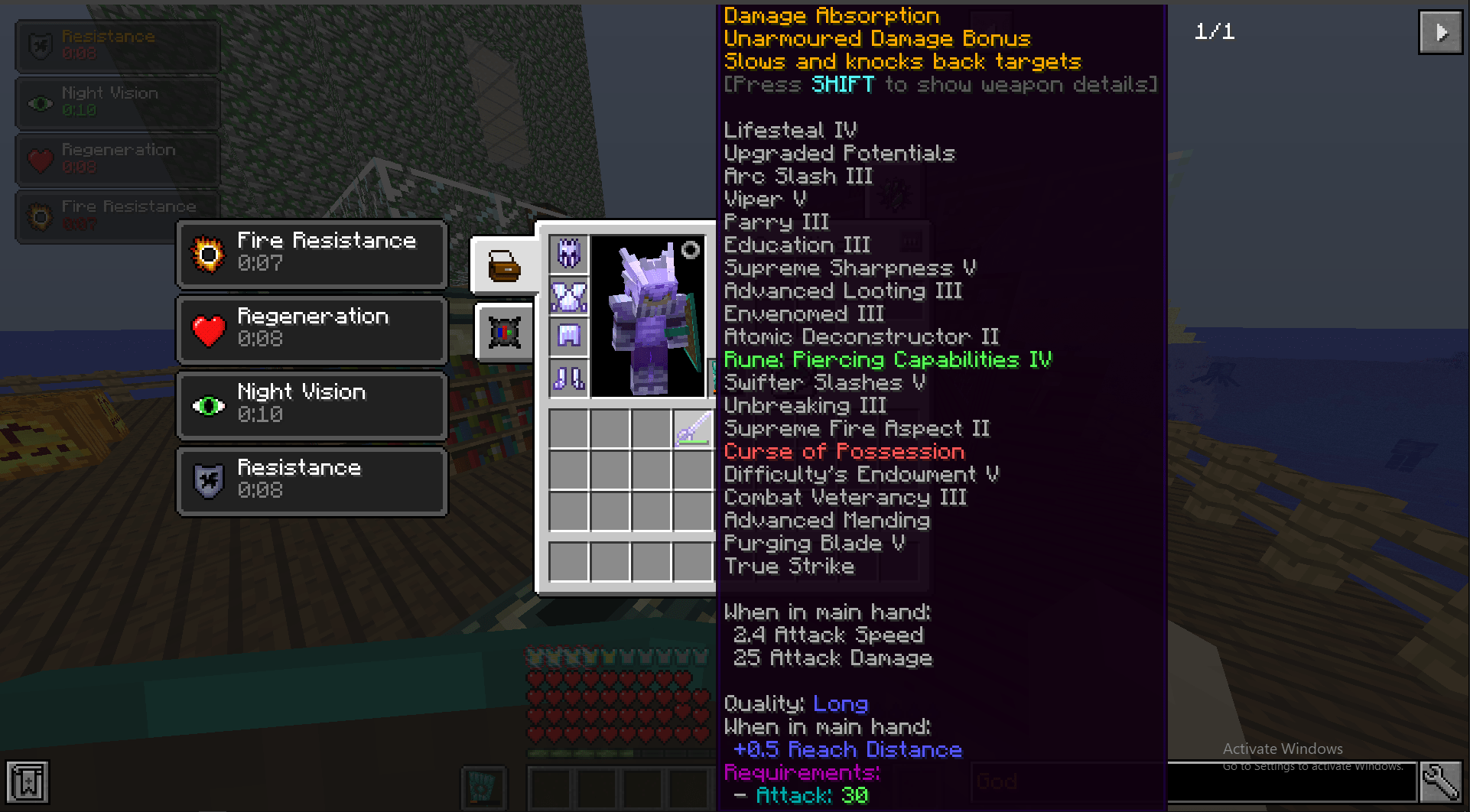 Finally, after crap tons of time and exp, I can now have my godness