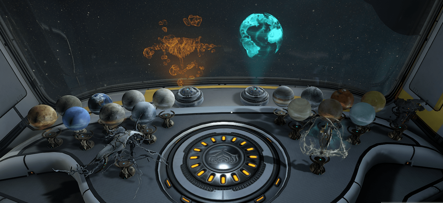 Warframe Decorations Decoration mode allows you to customize