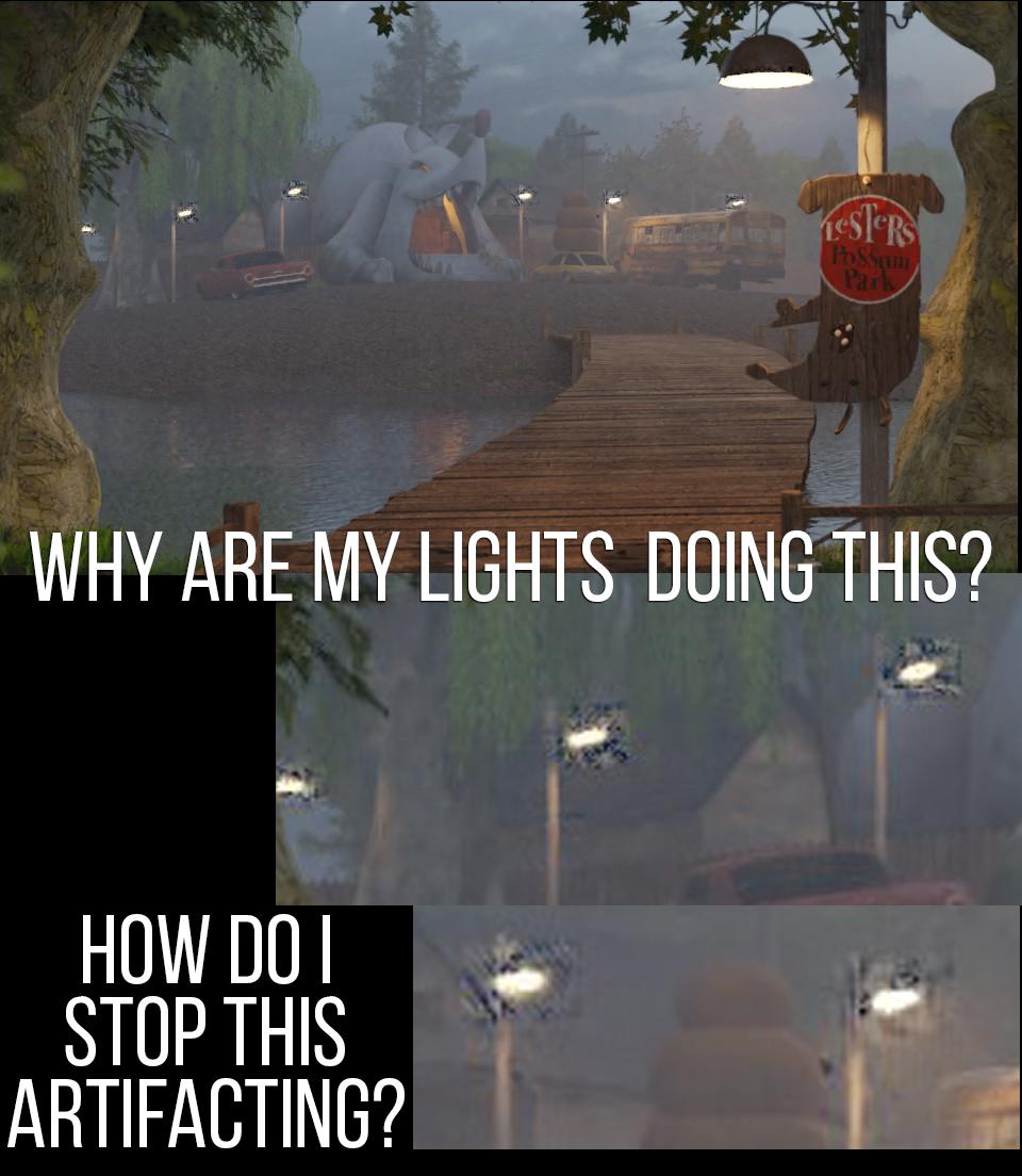 HELP Why do my lights have noise around them? How do I fix it? r/blender