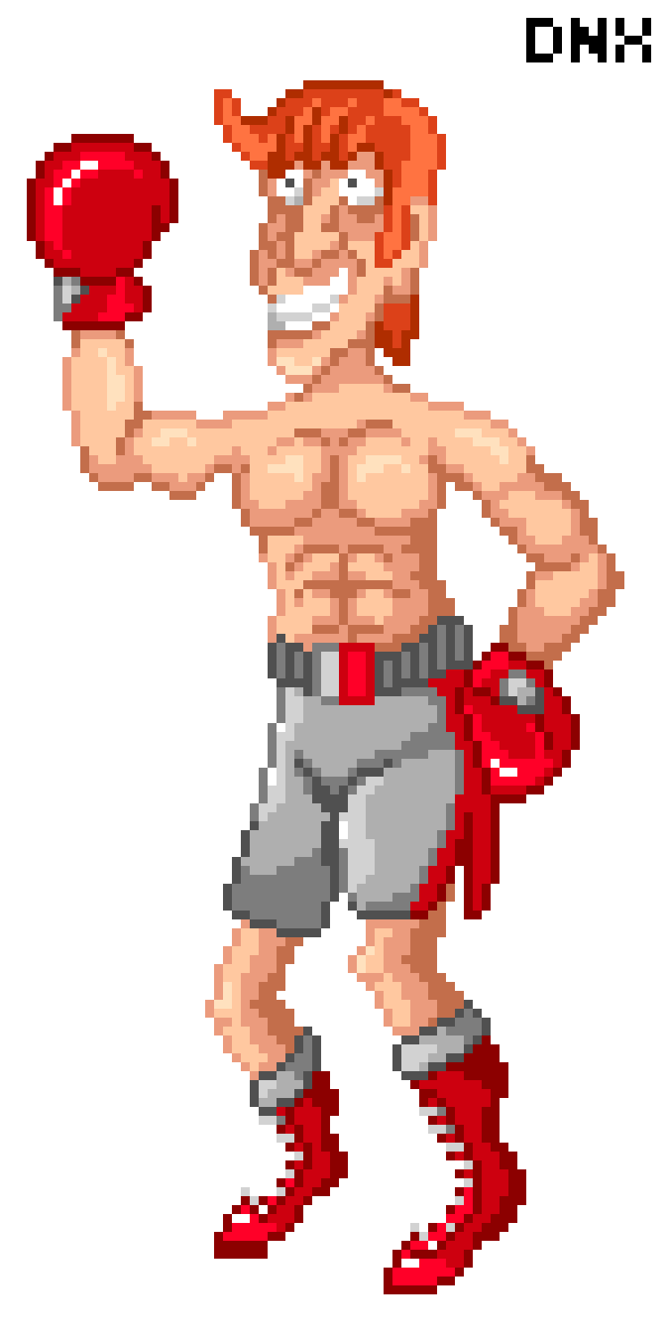 Glass Joe made in the style of Super Punch Out!! (attempt of SNES colours) r/punchout