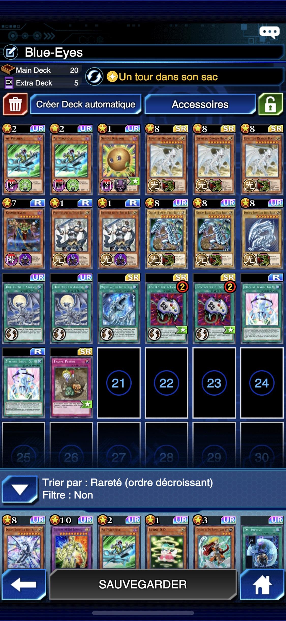 [Deck] [KOG] blueeyes cosmo brain OTK r/DuelLinks