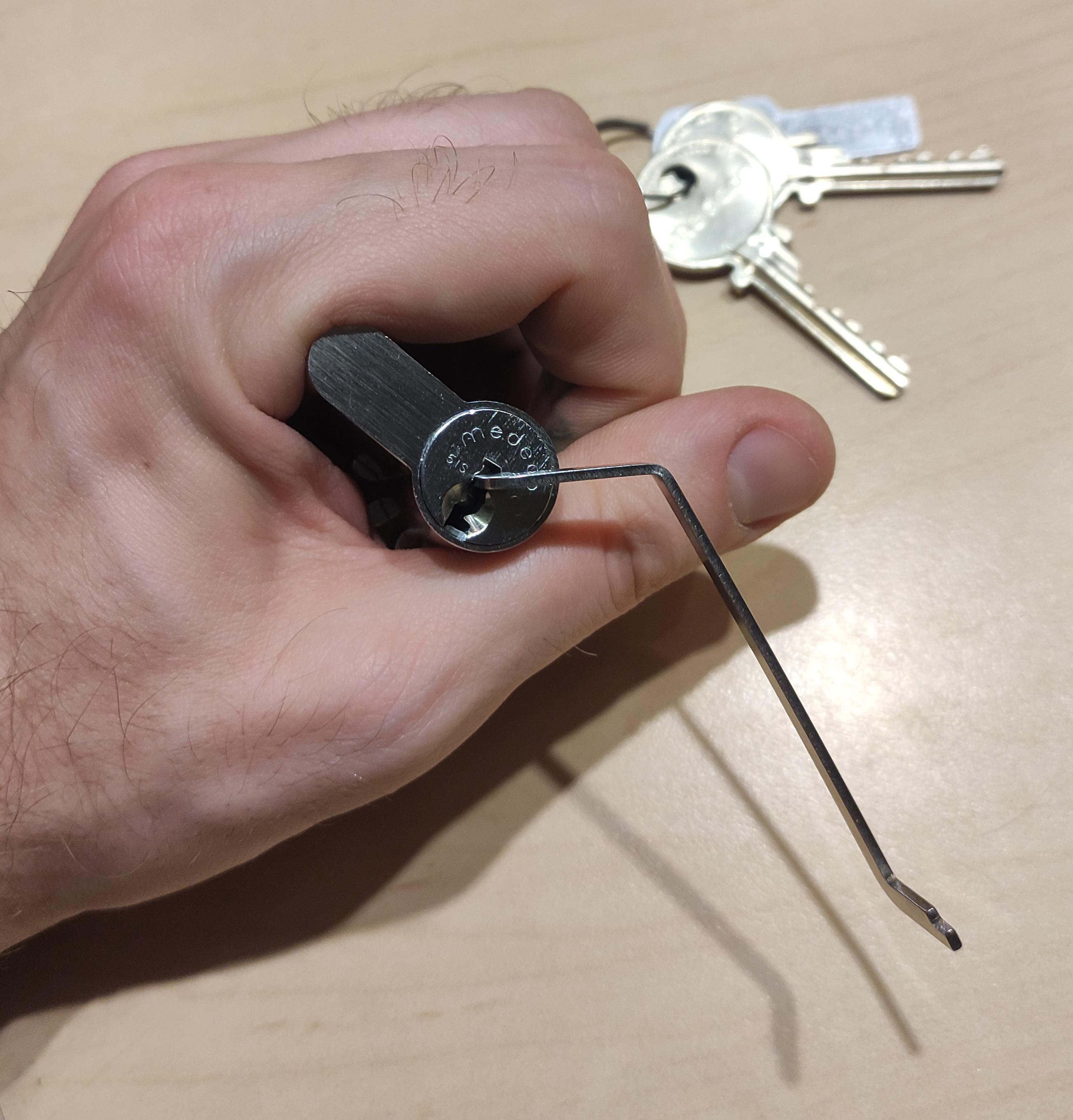 Medeco Original Picked r/lockpicking