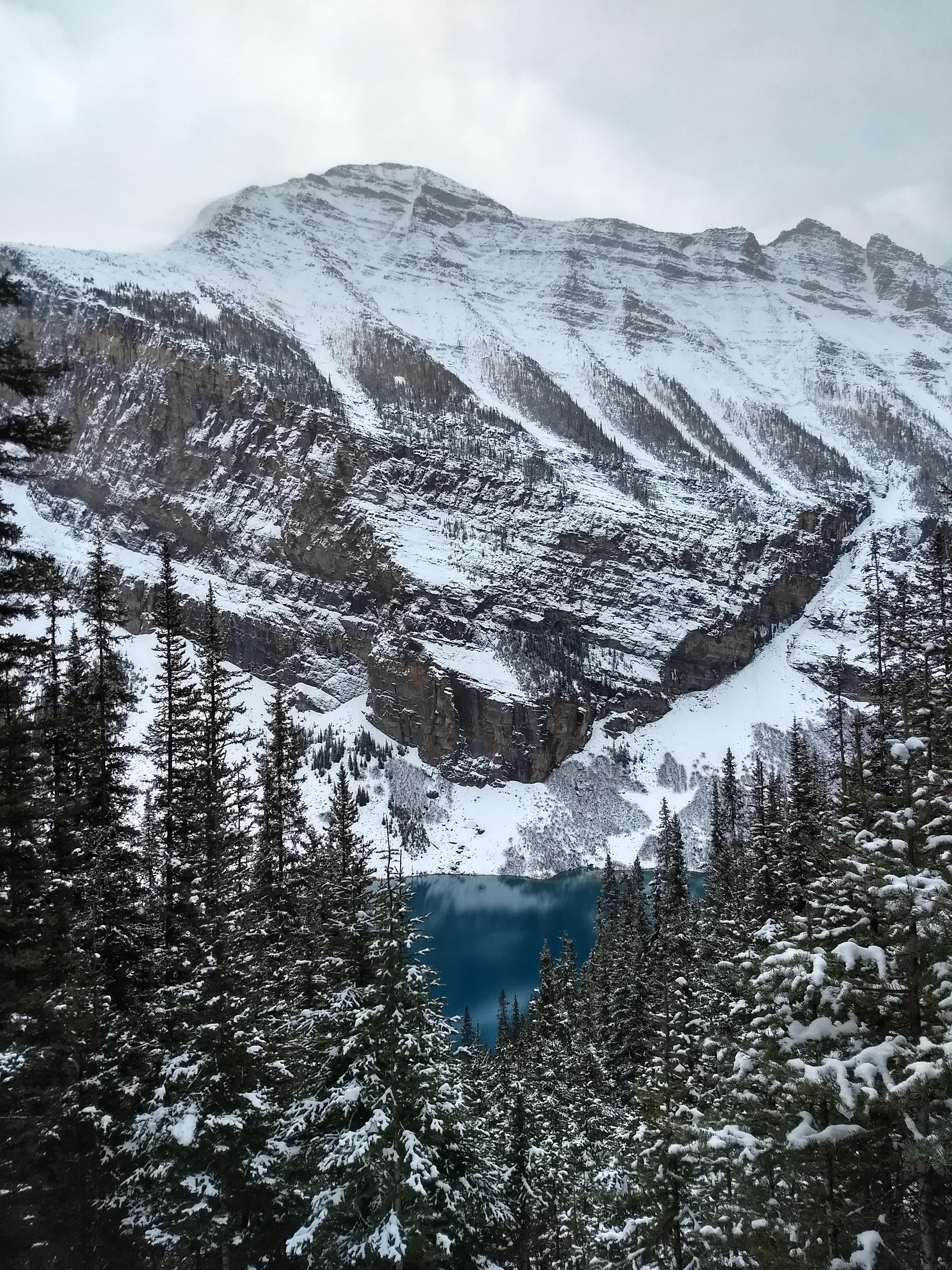 Lake Louise, Alberta Canada [1482 x 1975] [OC] r/EarthPorn
