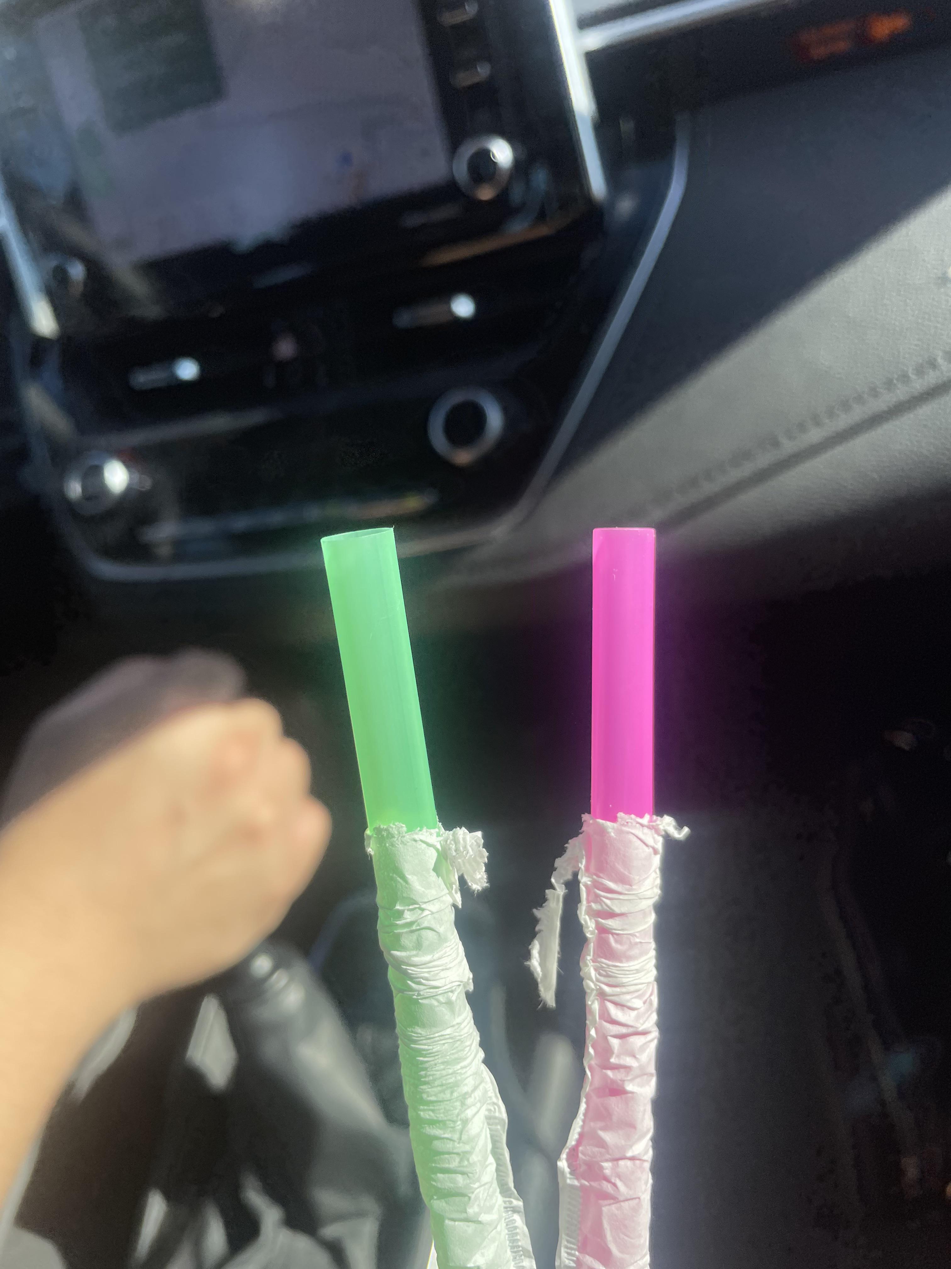 Found them hiding in our Dutch Bros straws!! r/cosmoandwanda