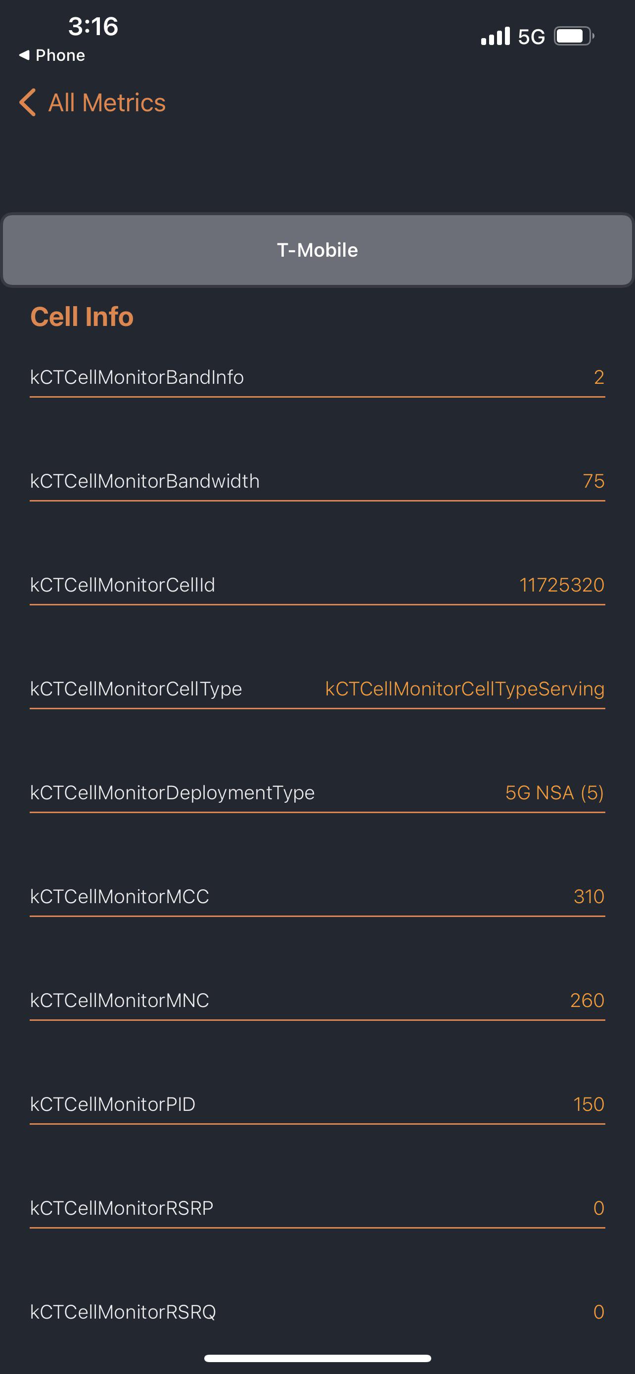 What band am I using and why does it say NSA when I’m on S.A.? r/tmobile