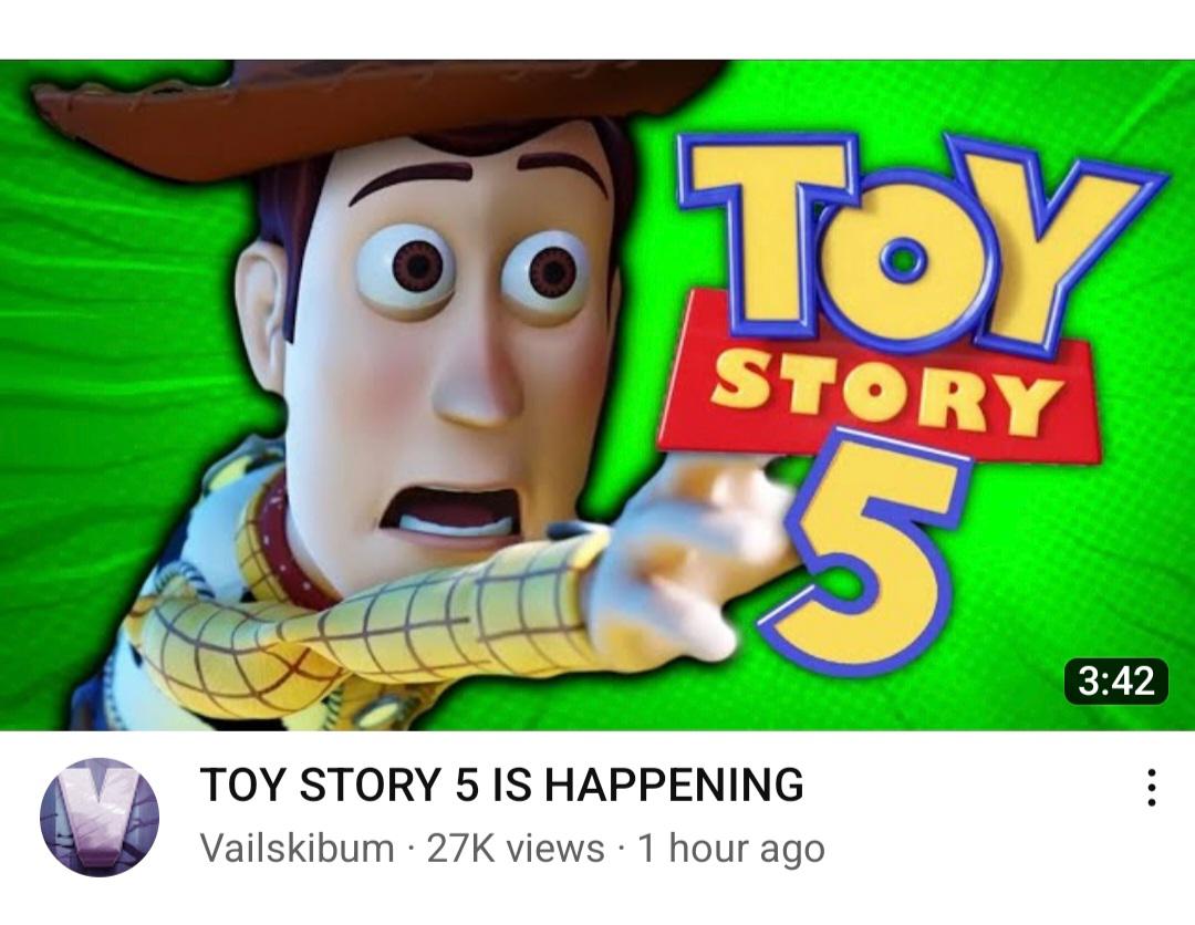 What do you think about toy story 5 being Greenlit by disney? r/toystory