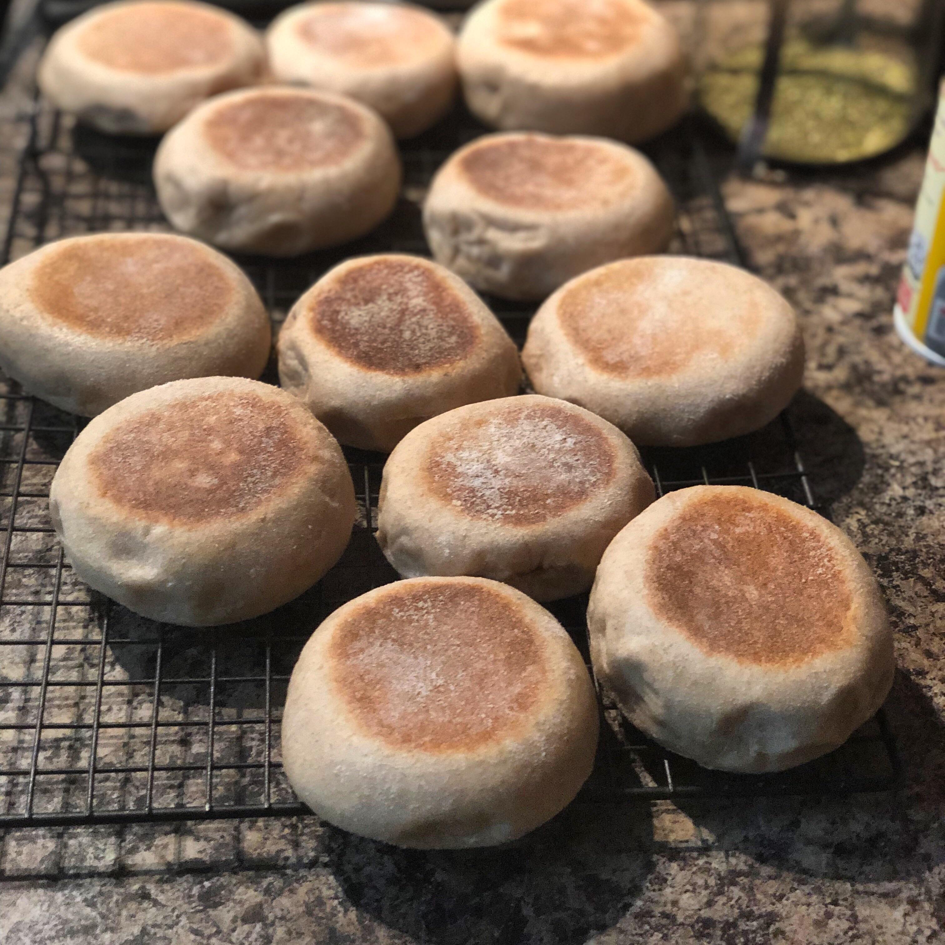 Whole wheat english muffins r/Breadit