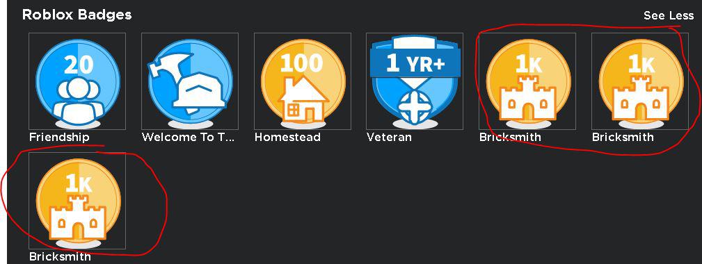 I Got The BrickSmith Badge! ROBLOX YouTube