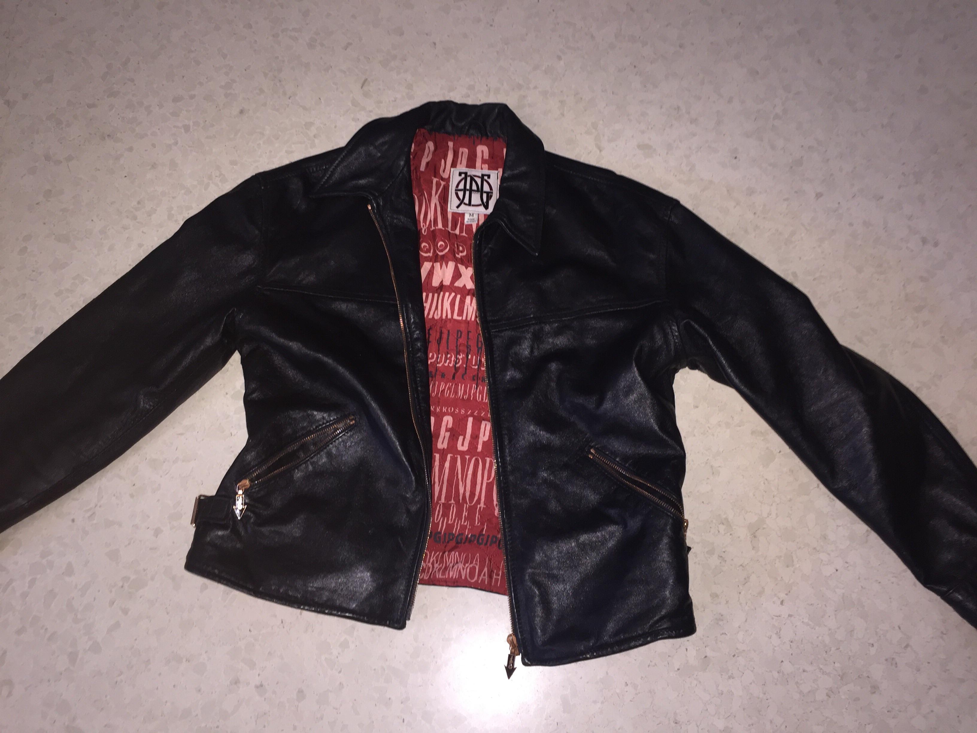 It’s a Paris JPG leather jacket, but can’t for the life of me find it