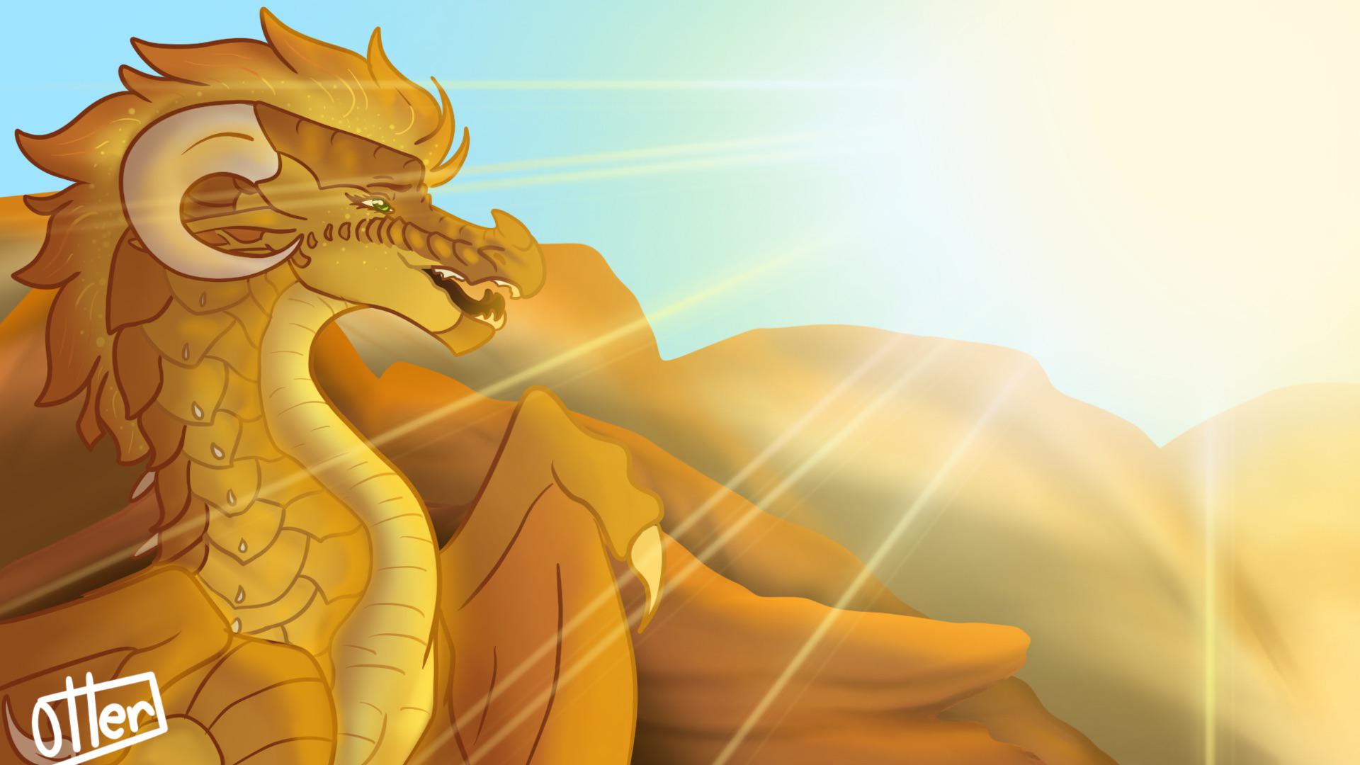 Sunny from wings of Fire, Art by me. r/WingsOfFire