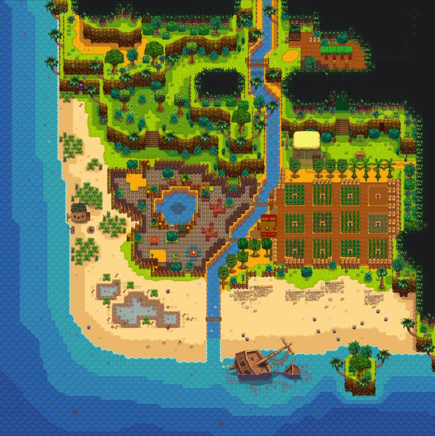 My Ginger Island Farm r/FarmsofStardewValley