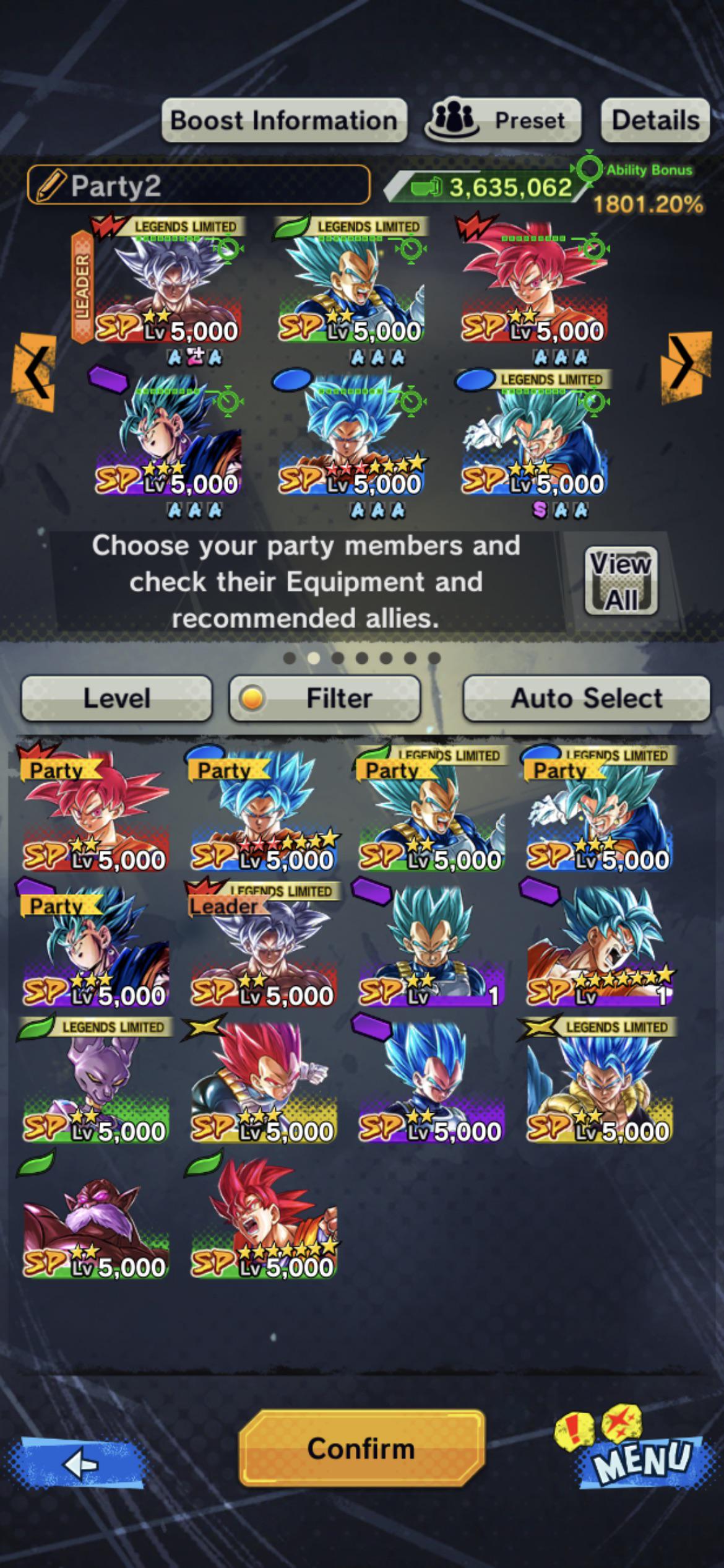 Anything I should replace on the god team? DragonballLegends
