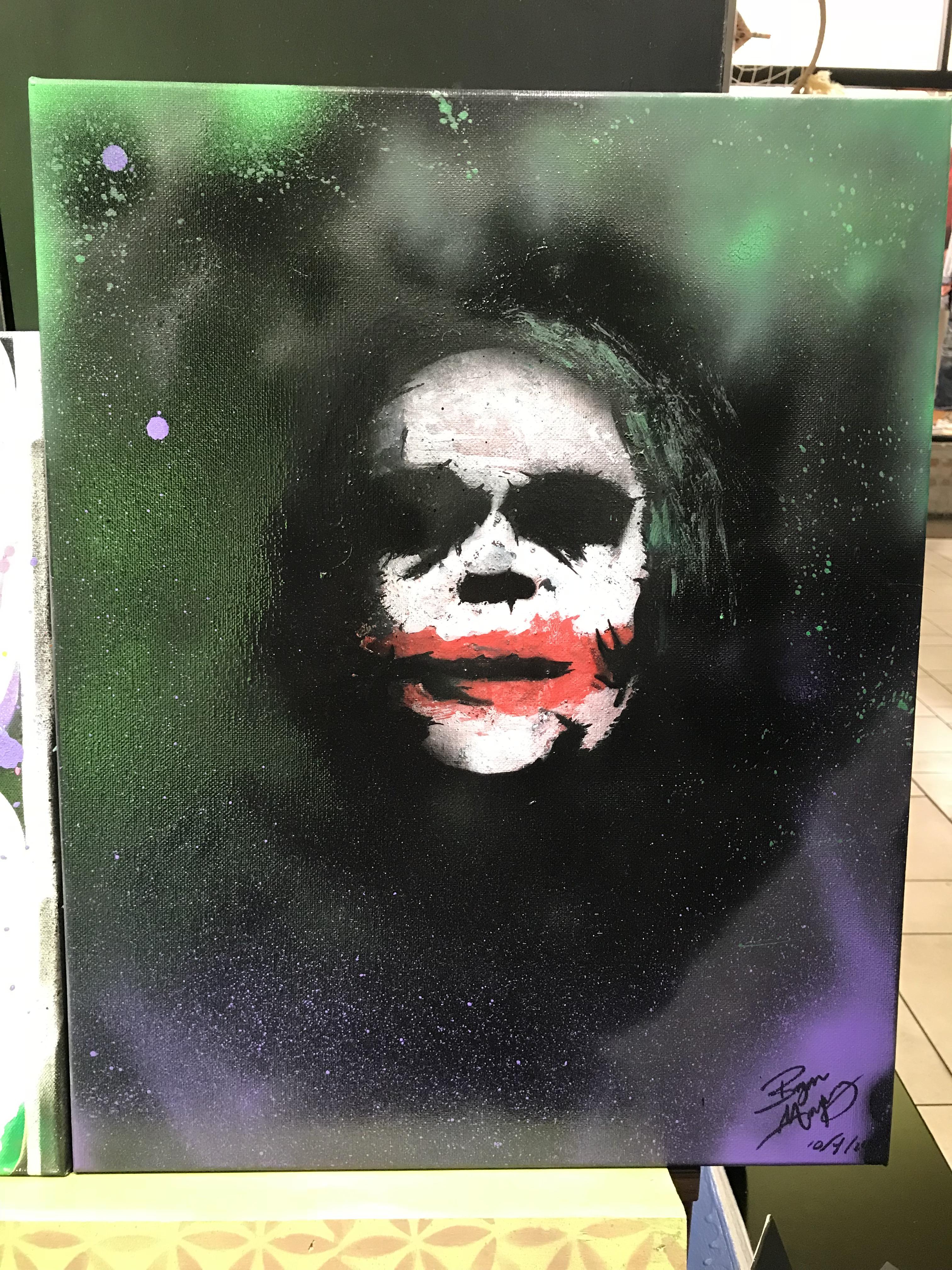 Cool Spray Paint Ideas That Will Save You A Ton Of Money art spray paint joker