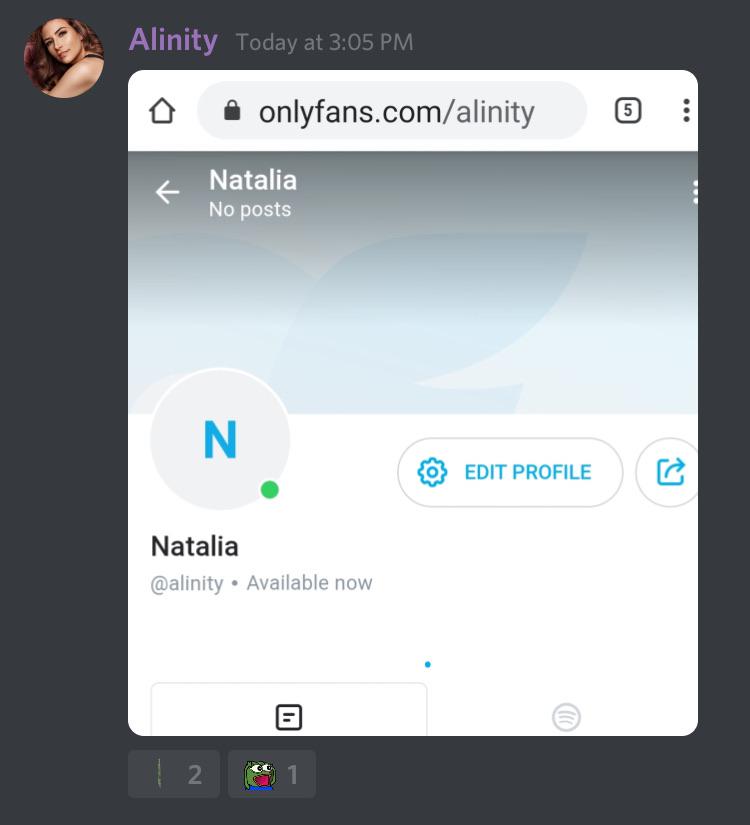 Found this on her official discord server earlier, don’t know if she’s