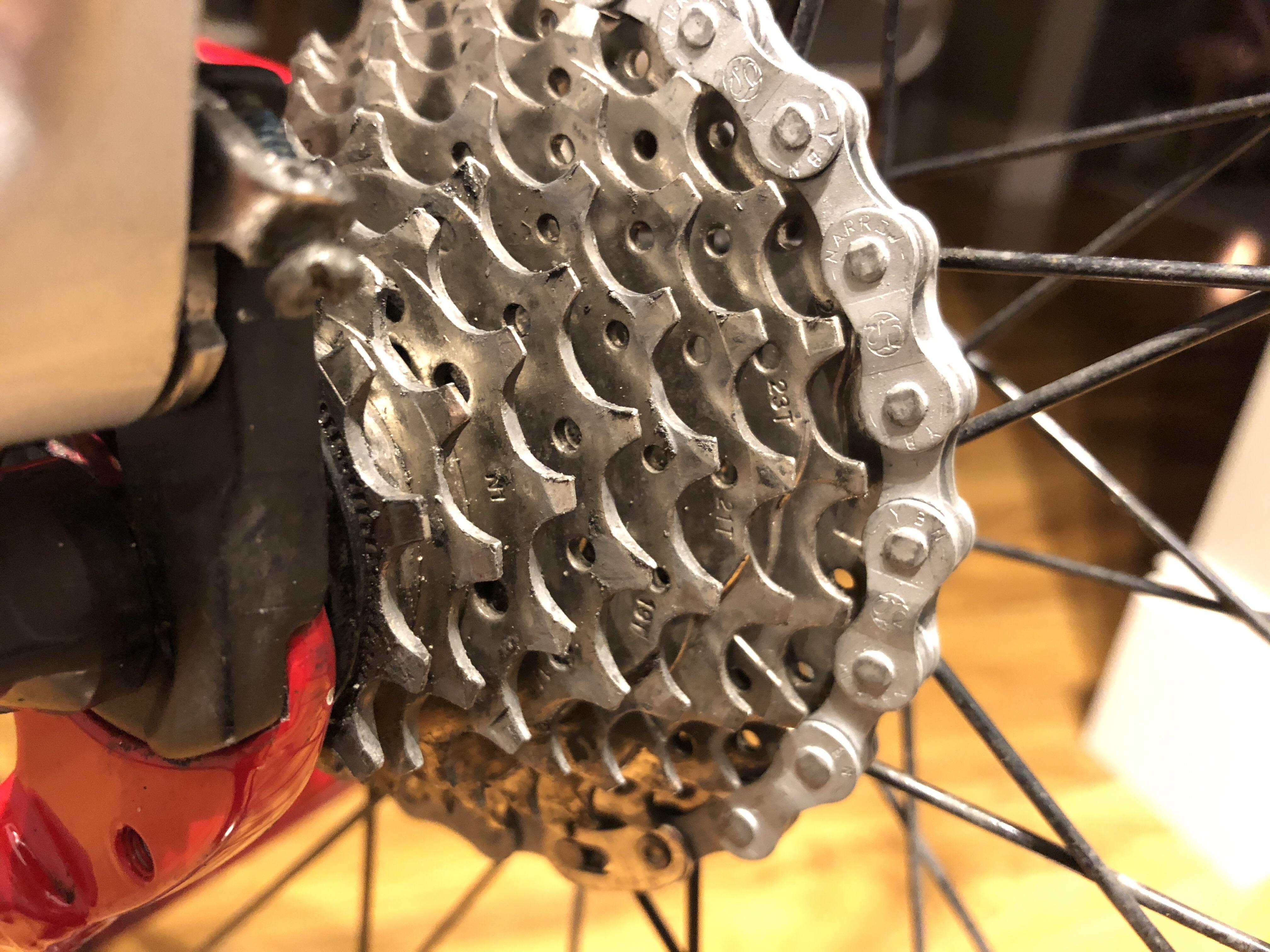 Just fitted a new chain and now it’s jumping on the smallest cogs of