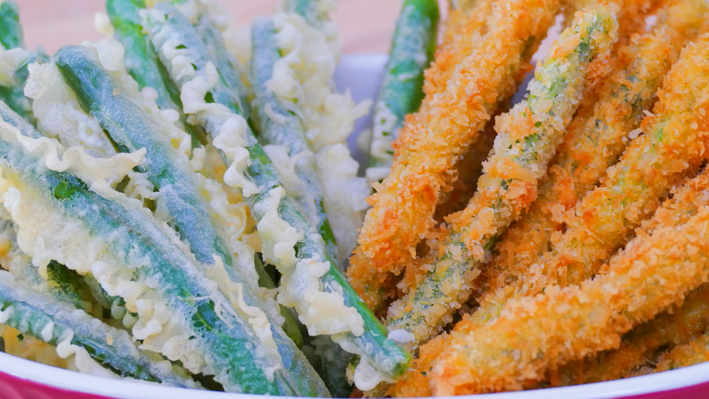 Homemade Copycat The Habit Tempura Green Beans & Panko Crusted Fried