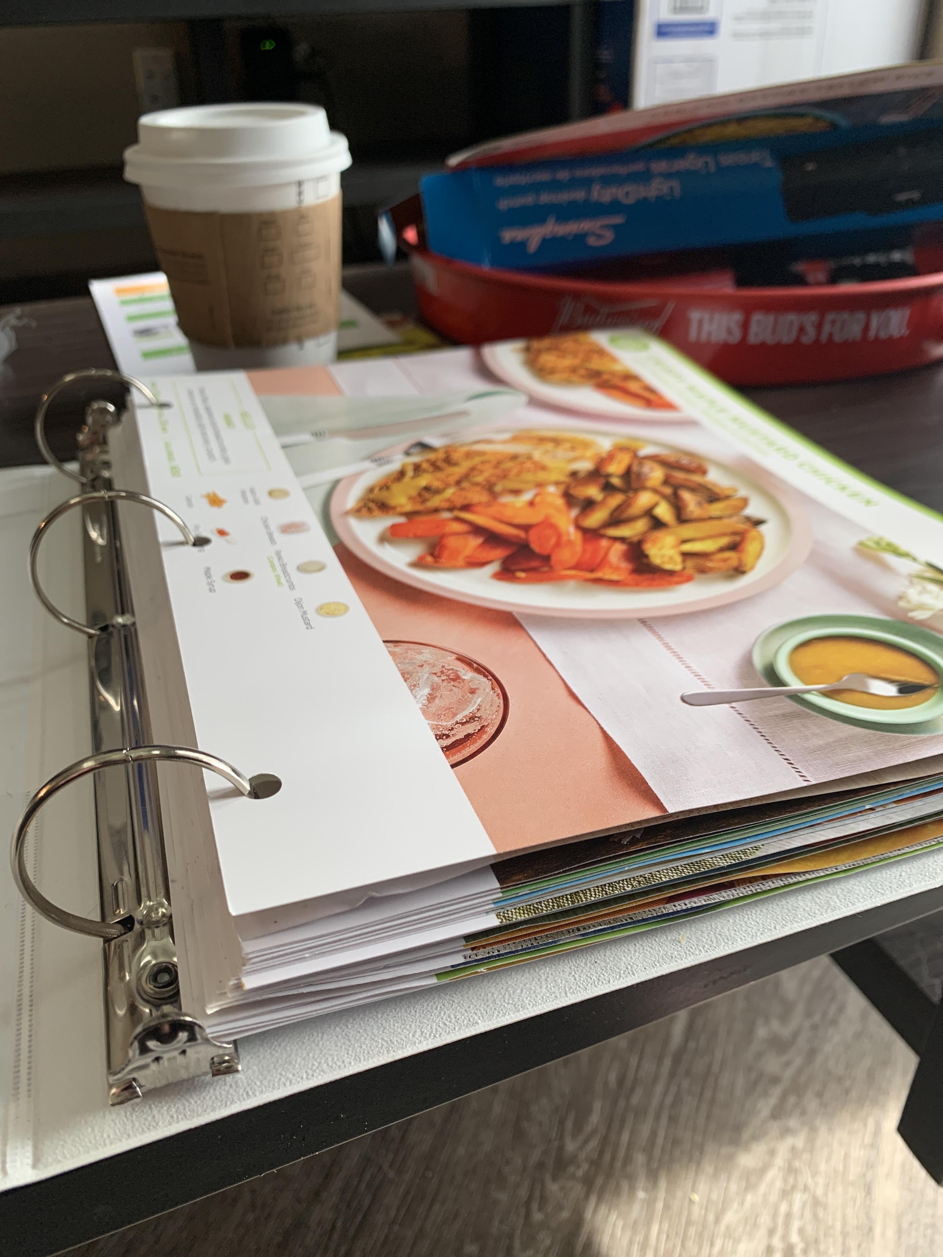 Made a Hello Fresh cook book for my mom. Even categorized it. r