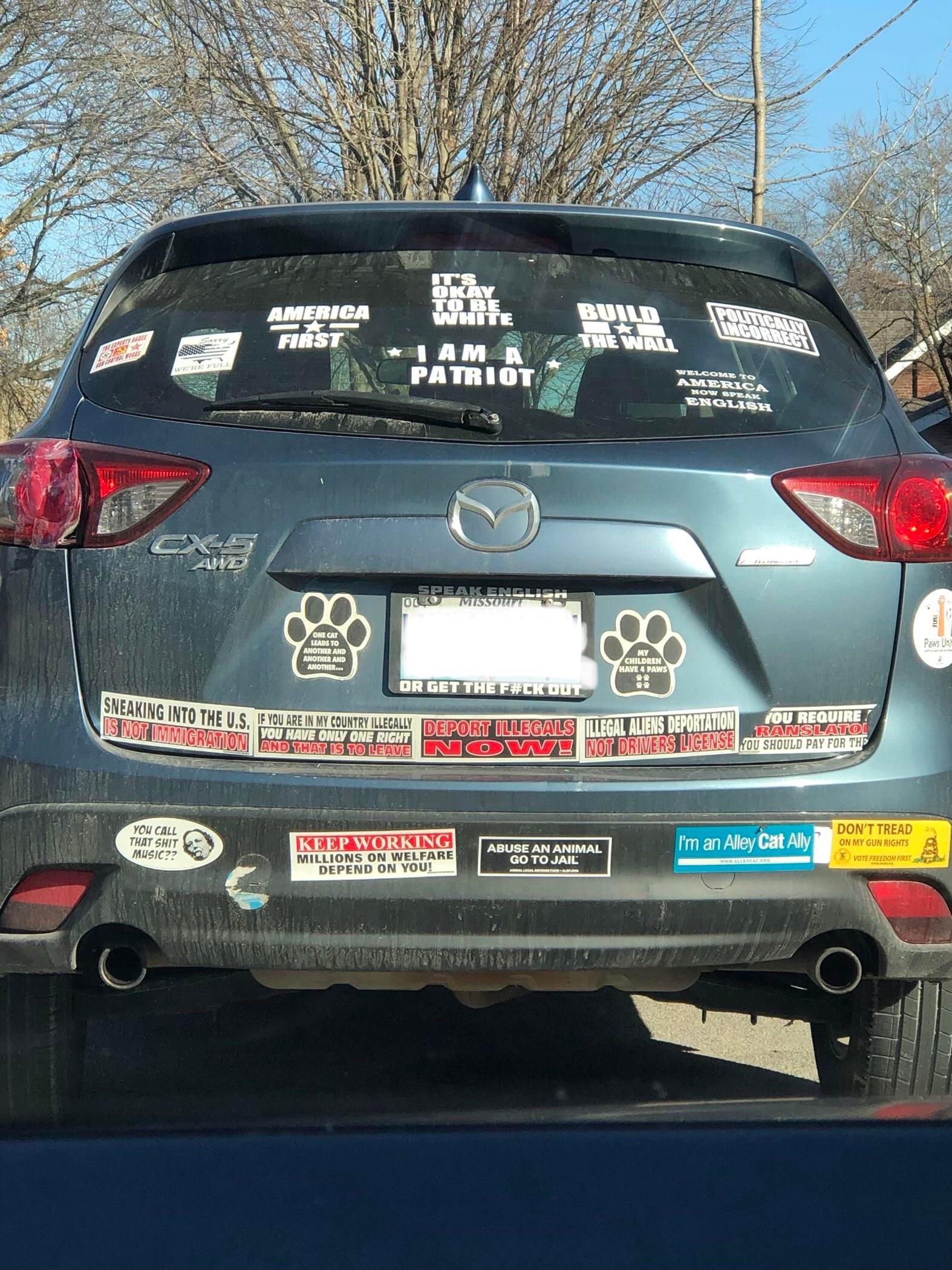 A few weeks after this photo the owner left the entire street hand