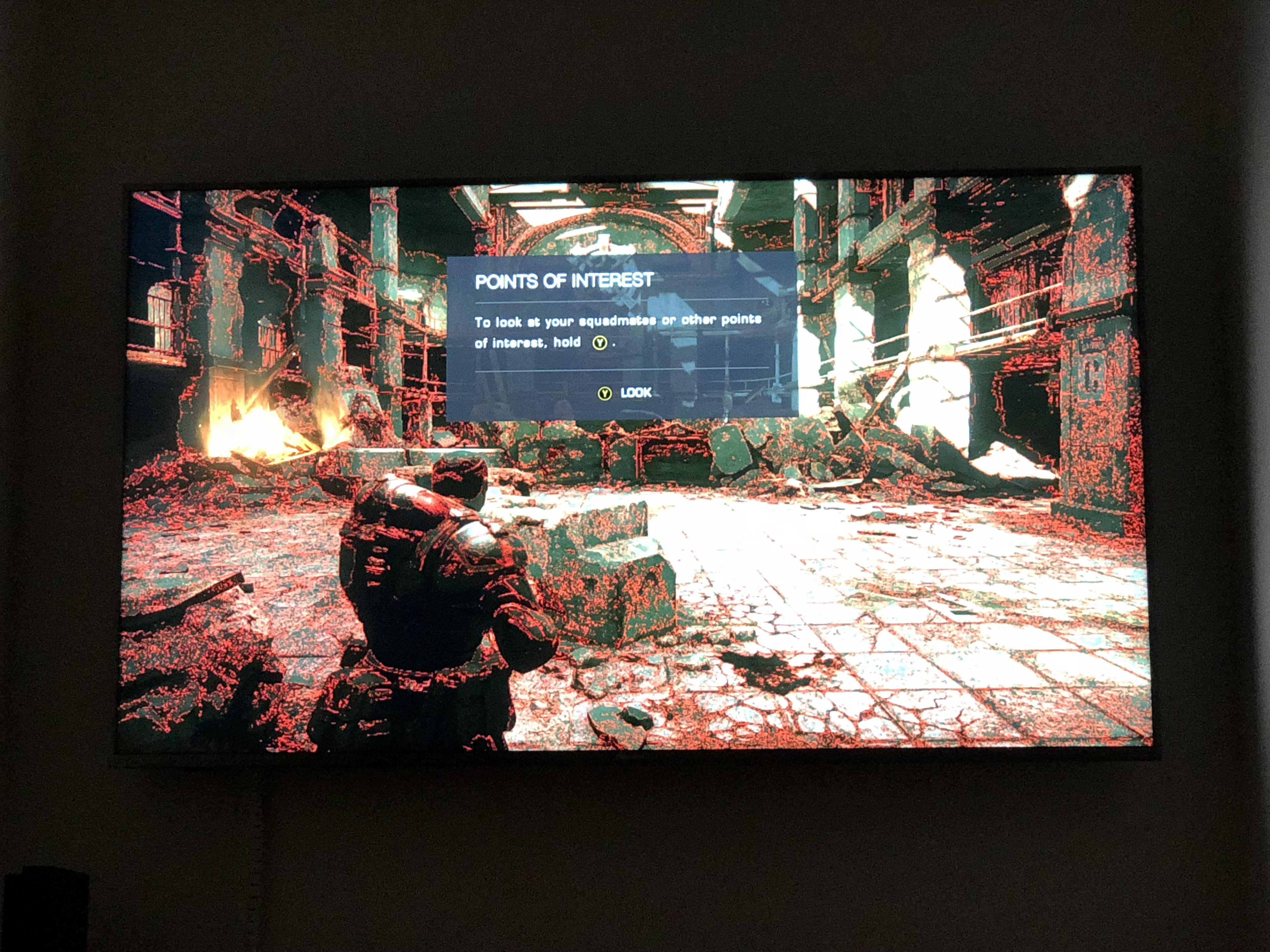 Gears of War Ultimate Edition graphics glitch on XB1X Anyone else