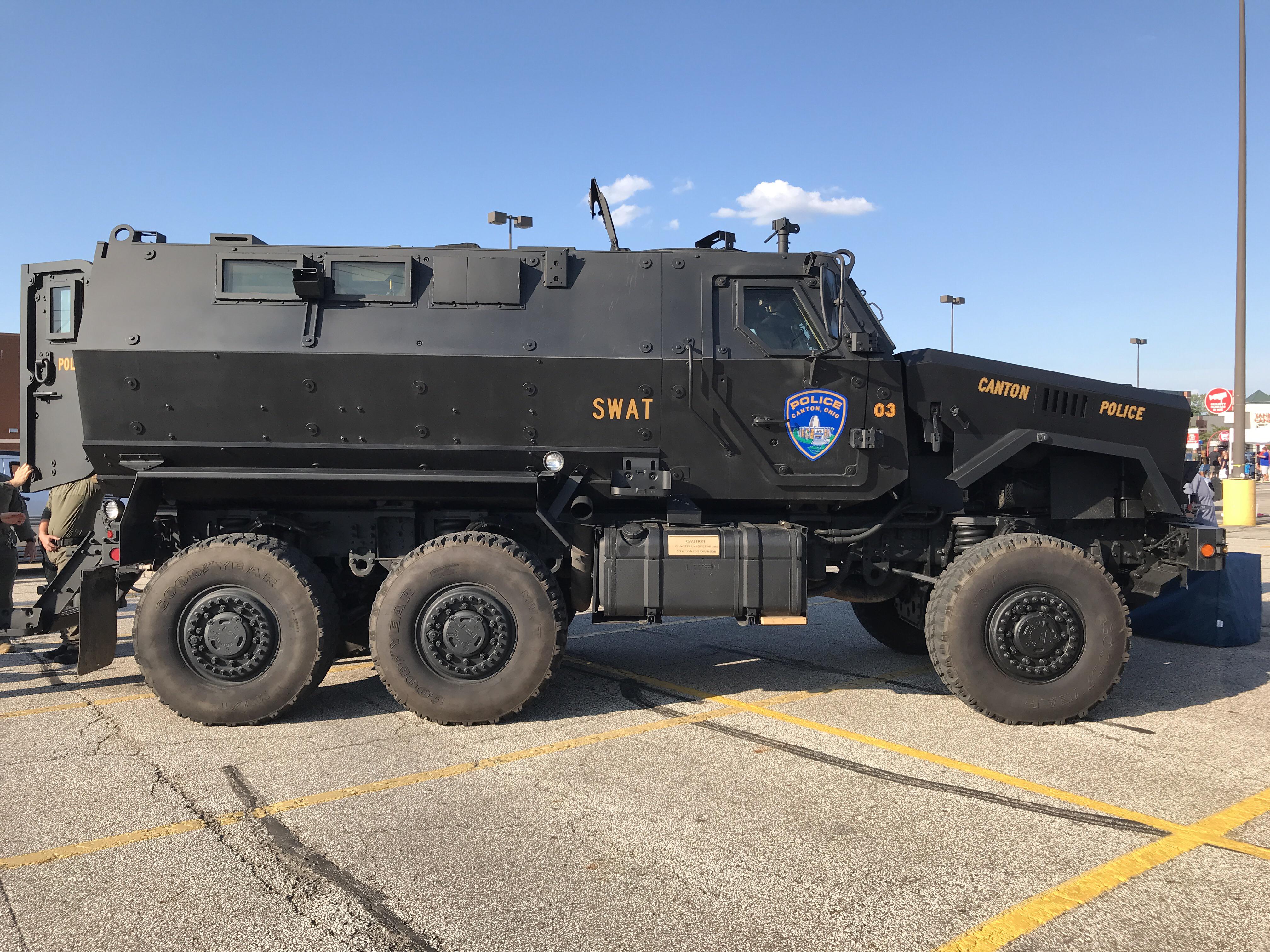 Canton Ohio Police Department SWAT MRAP. r/PoliceVehicles