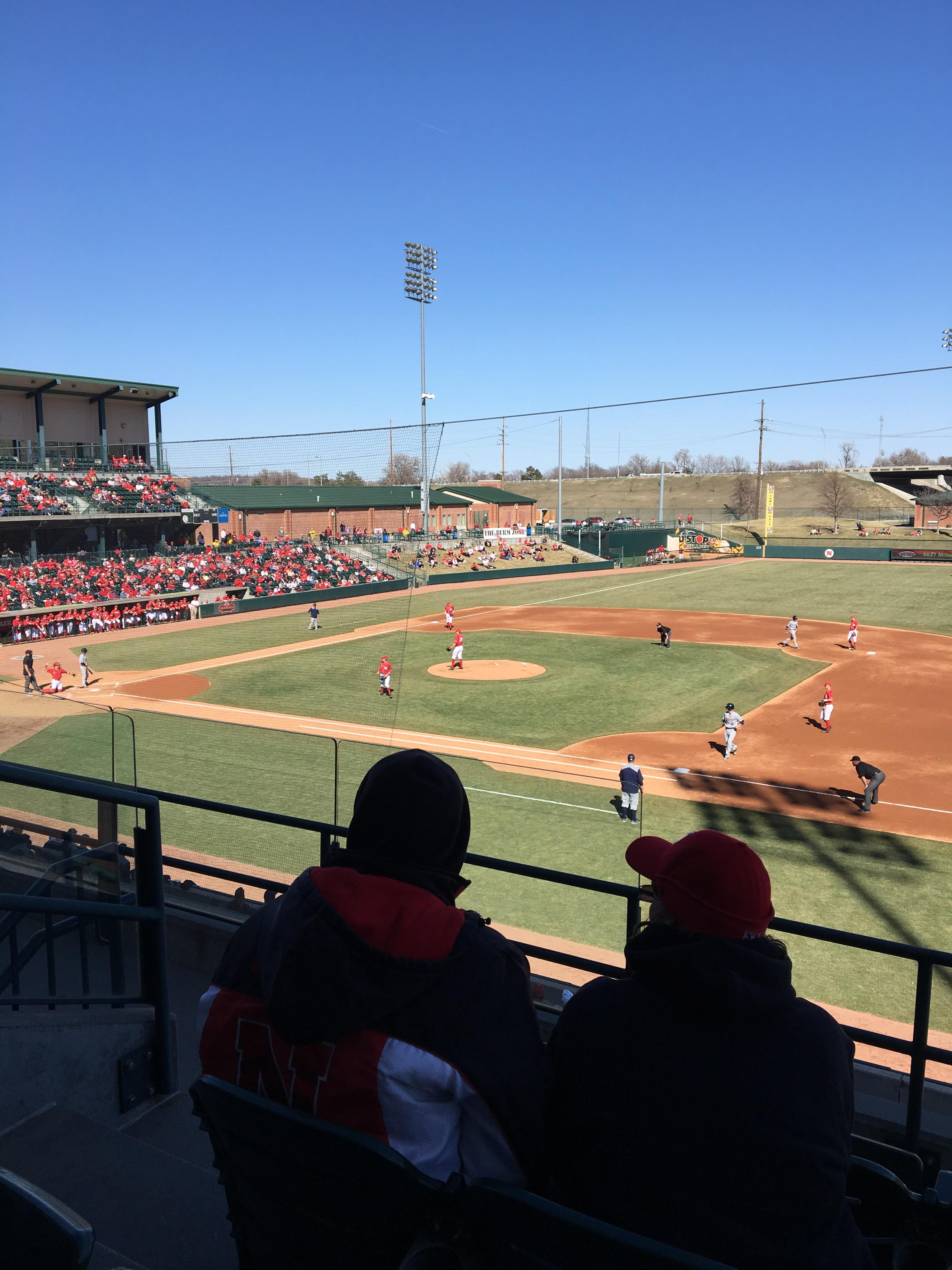 Checking in from Hawks Field at Haymarket Park! GBR! collegebaseball