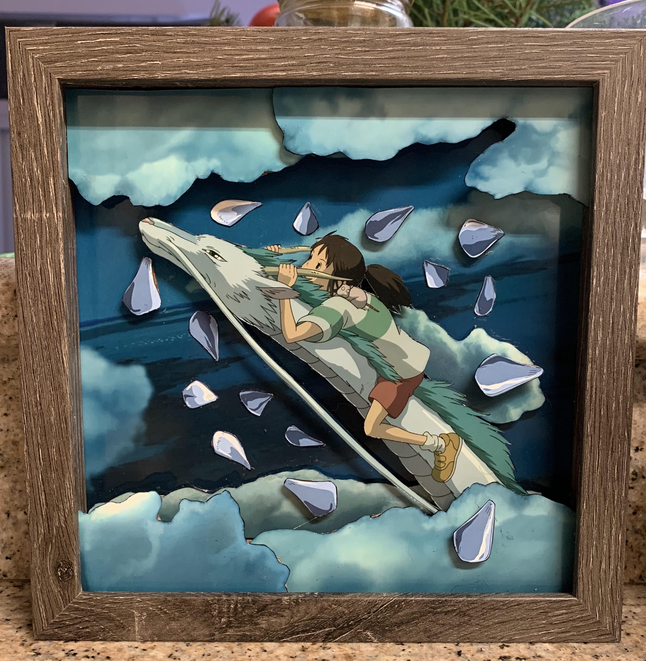 I make shadowbox frame art and just finished this piece and wanted to