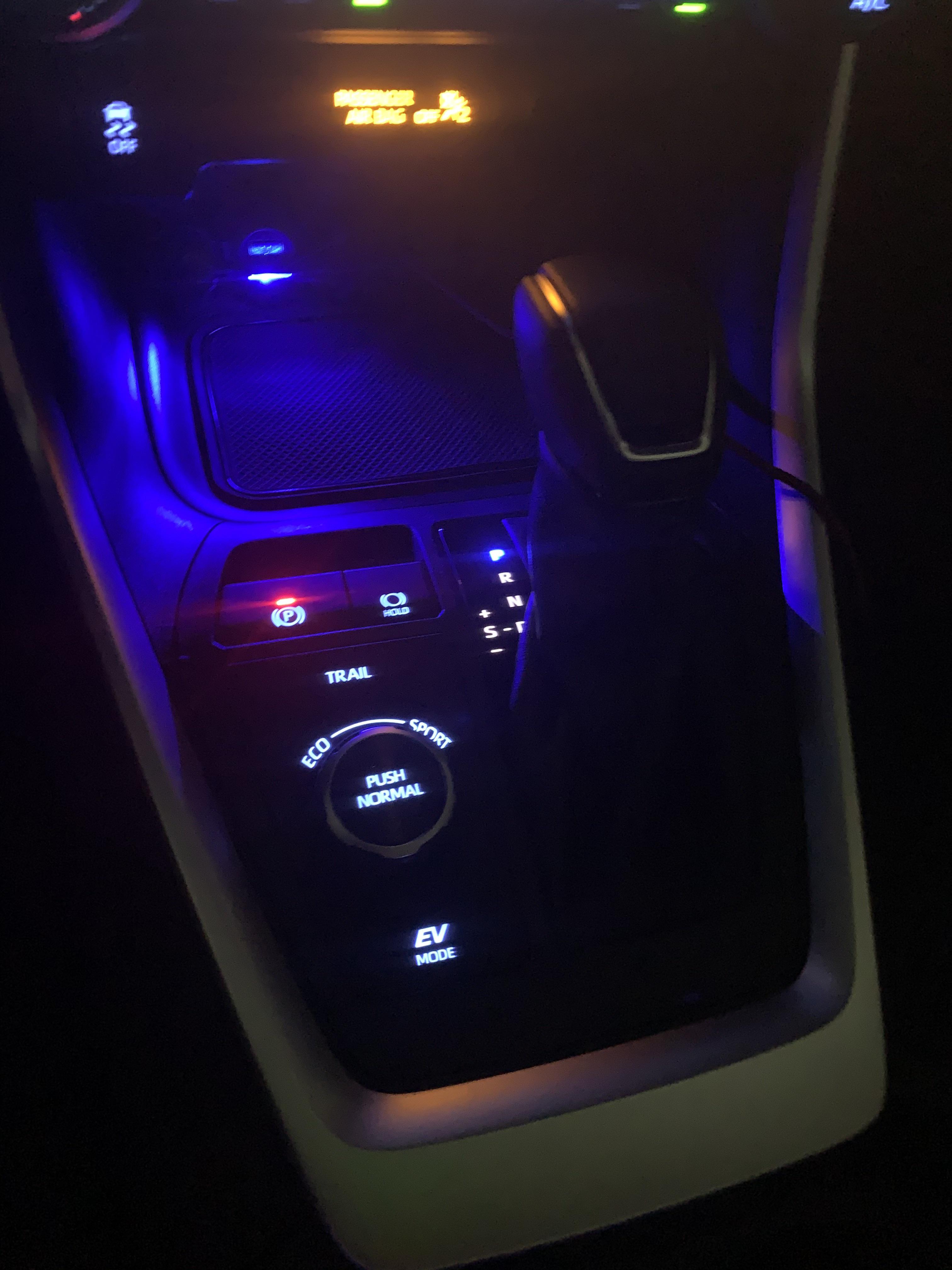 Ambient lighting mod 2021 XLE Premium Hybrid