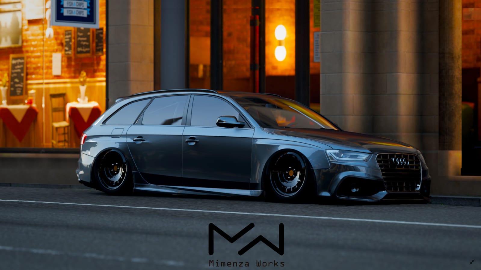 Slammed Audi Wagon