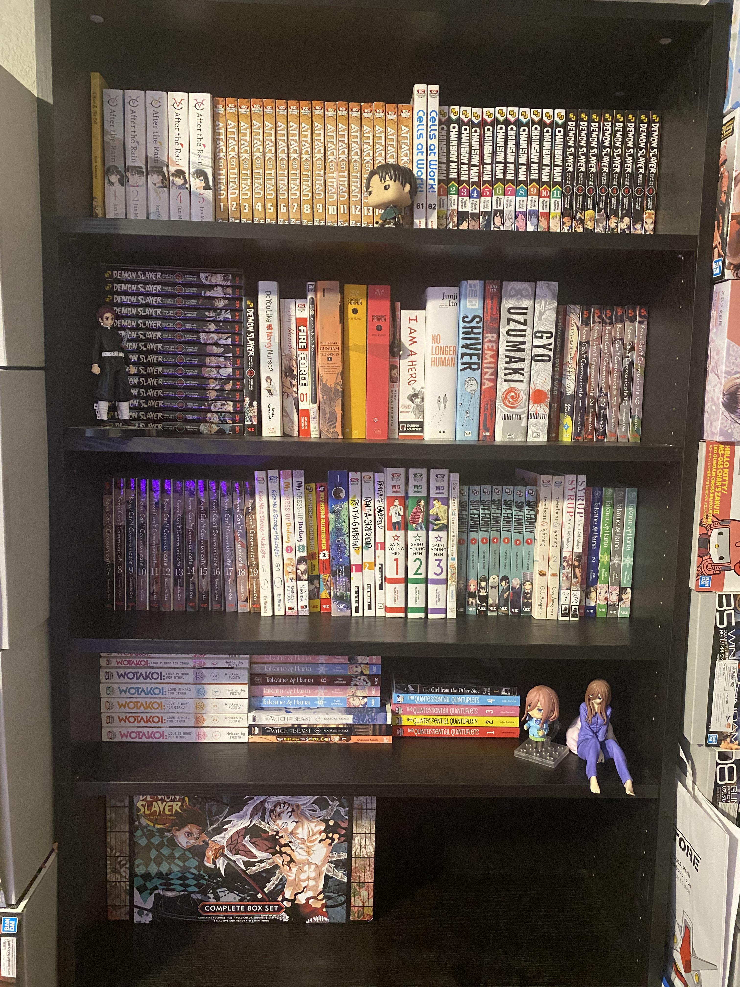 How do most of you display your manga? I display mine alphabetical on a