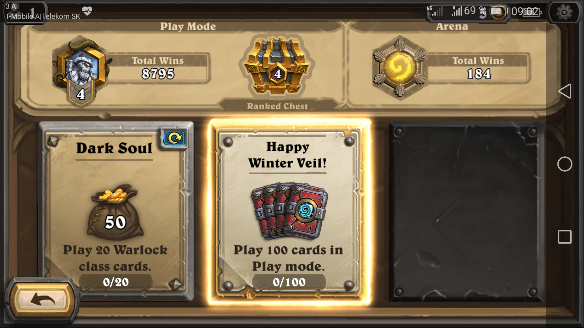 NEW QUEST! happy winterveil hearthstone