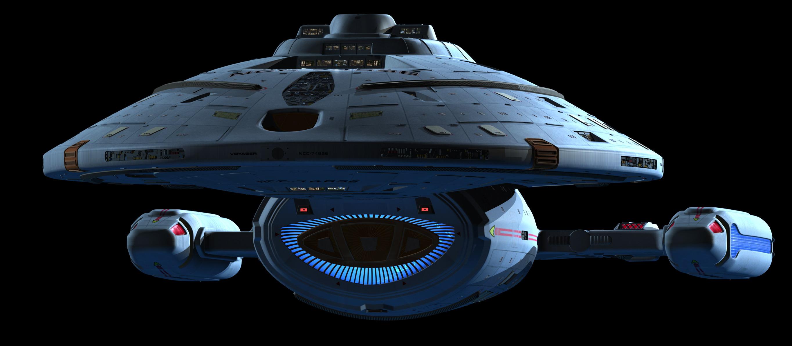 Intrepid Class (Star Trek) [2729x1193] StarshipPorn