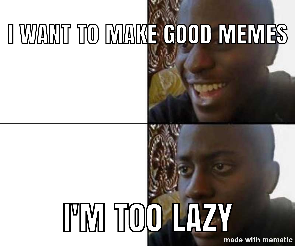 Why am I so lazy r/memes