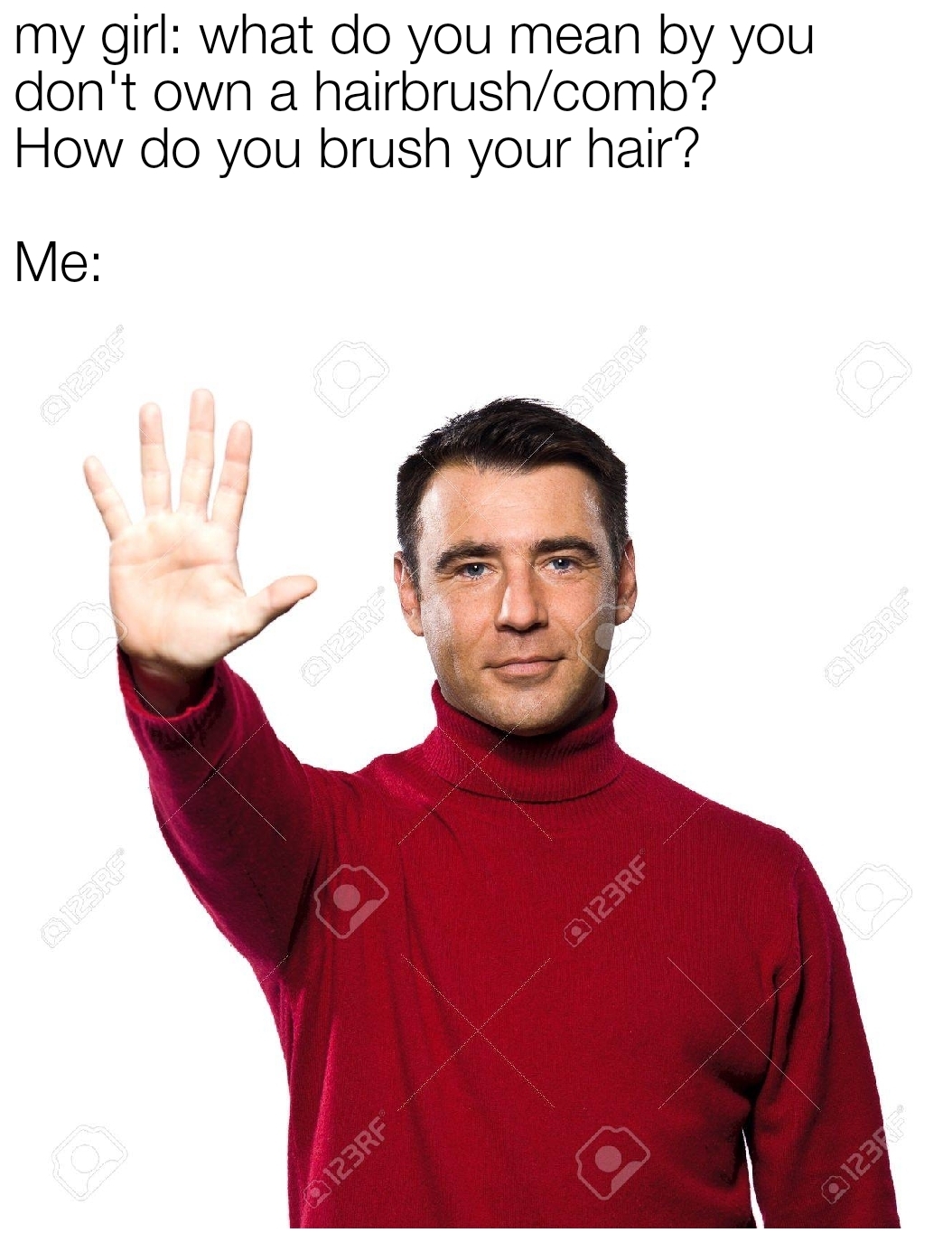 This meme was brought to you by the hands for comb gang r/dankmemes
