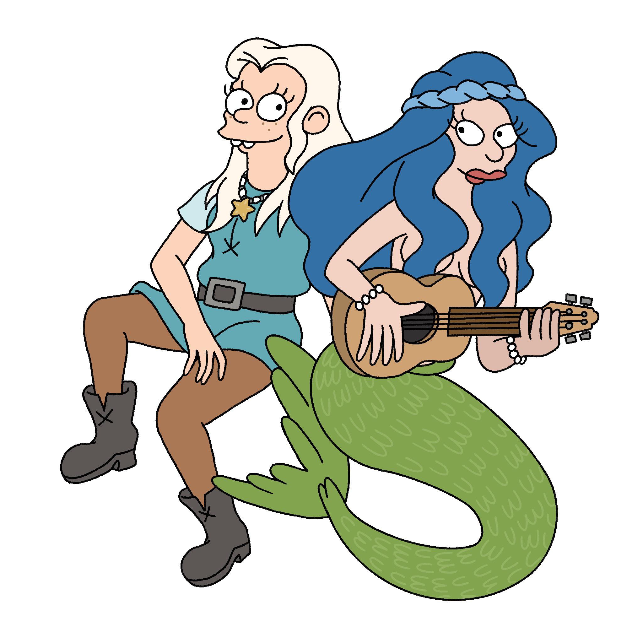 Mora & Bean (by me) r/disenchantment