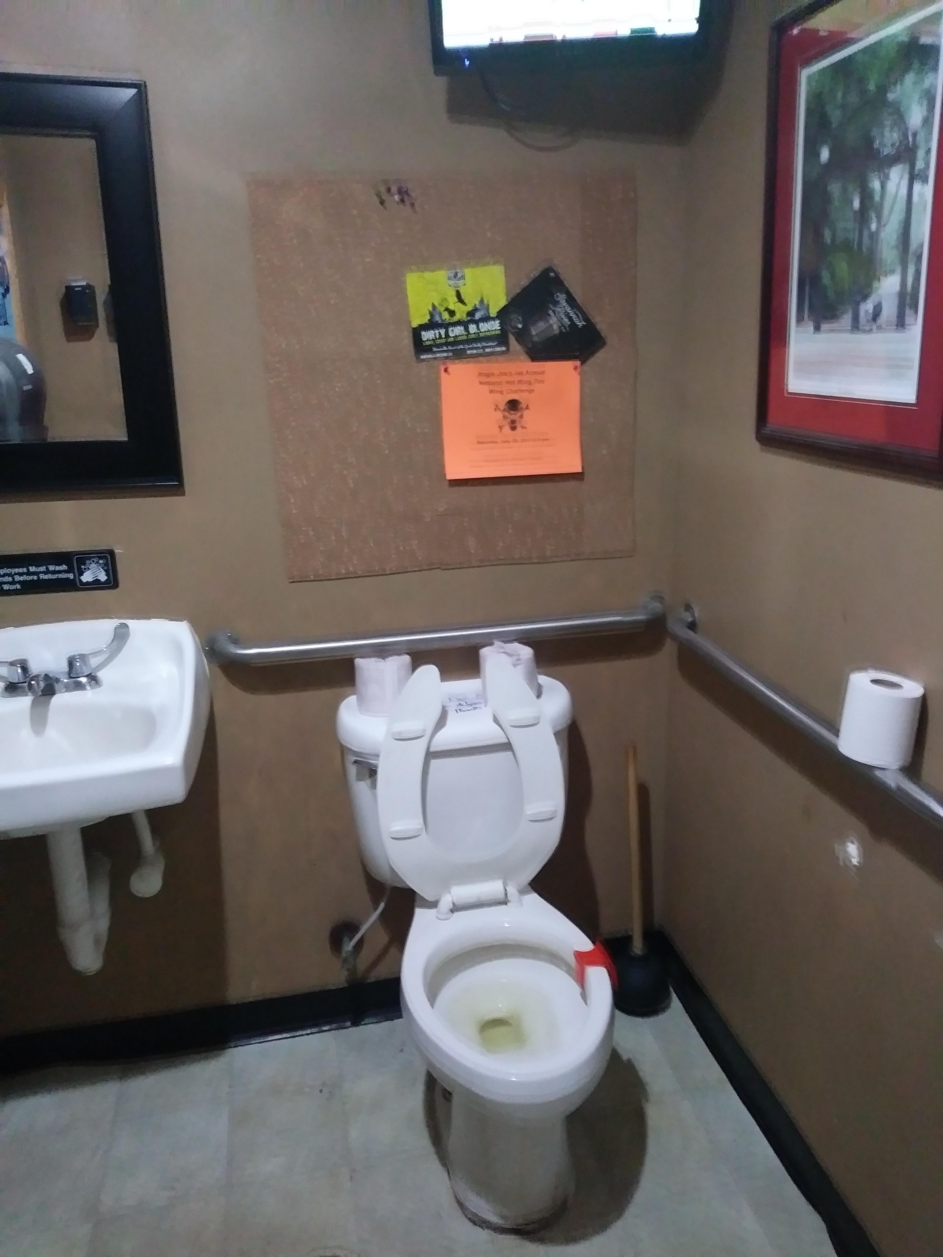 This bathroom has tv but you cant see it when you sit down r/CrappyDesign