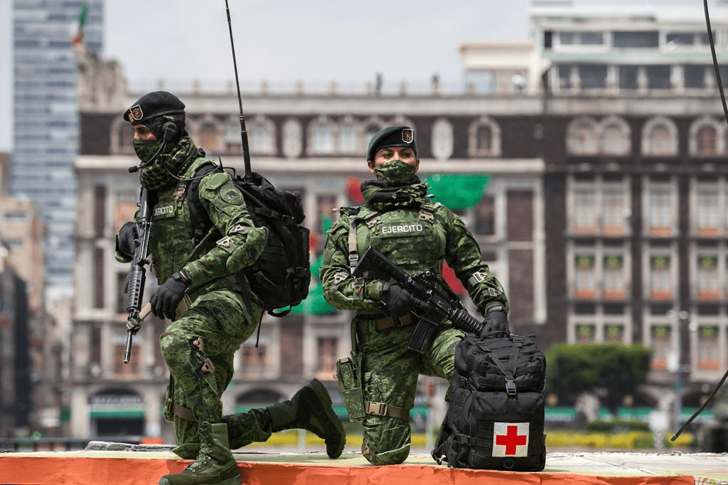 Mexican Army (Cuerpo de Fuerzas Especiales) CFE Personnel (Special Forces Corps) during the
